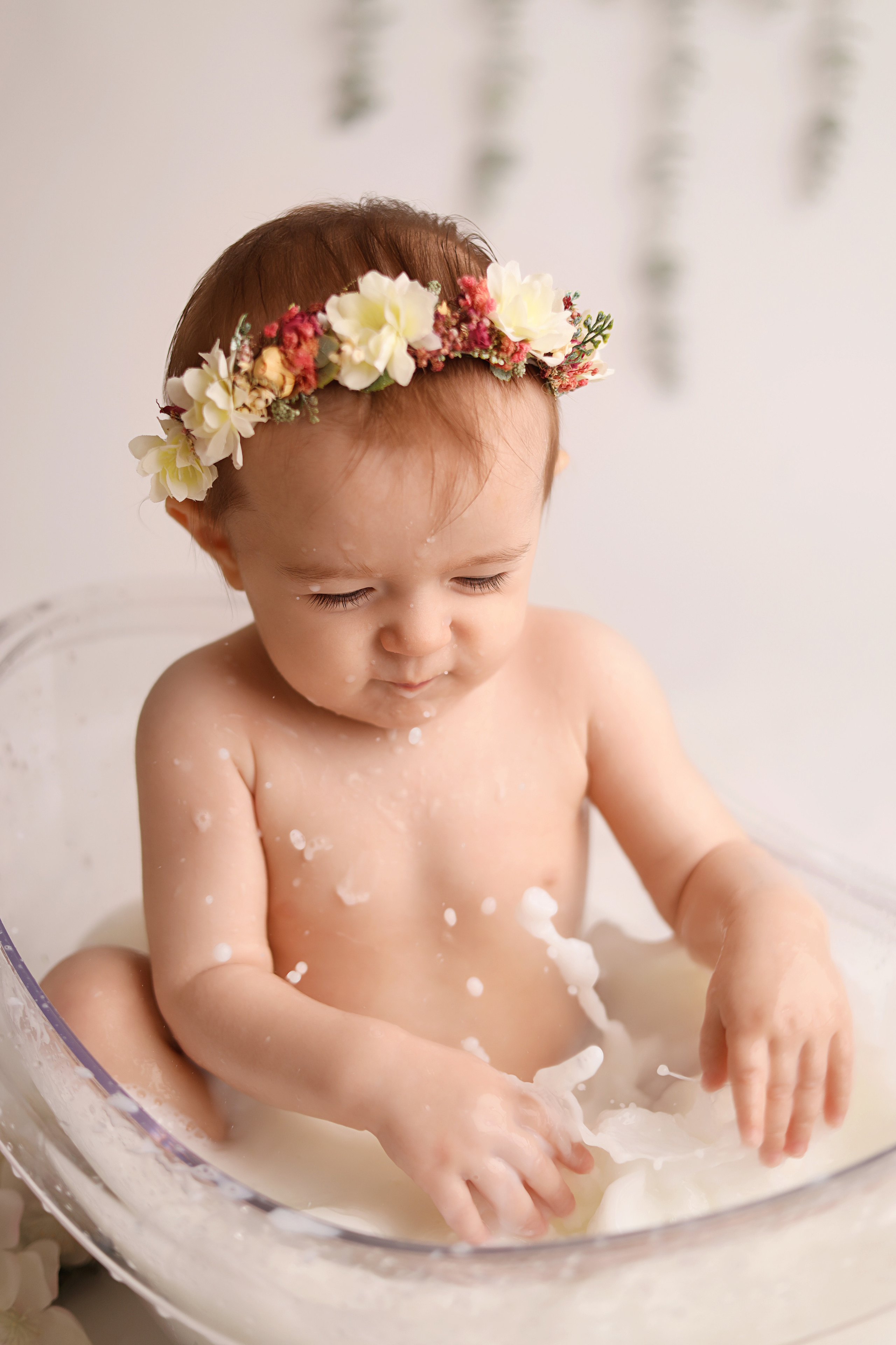 Сонечке 9 месяцев, фотосъемка дома. Фотограф новорожденных Москва. Ньюборн фотограф Москва