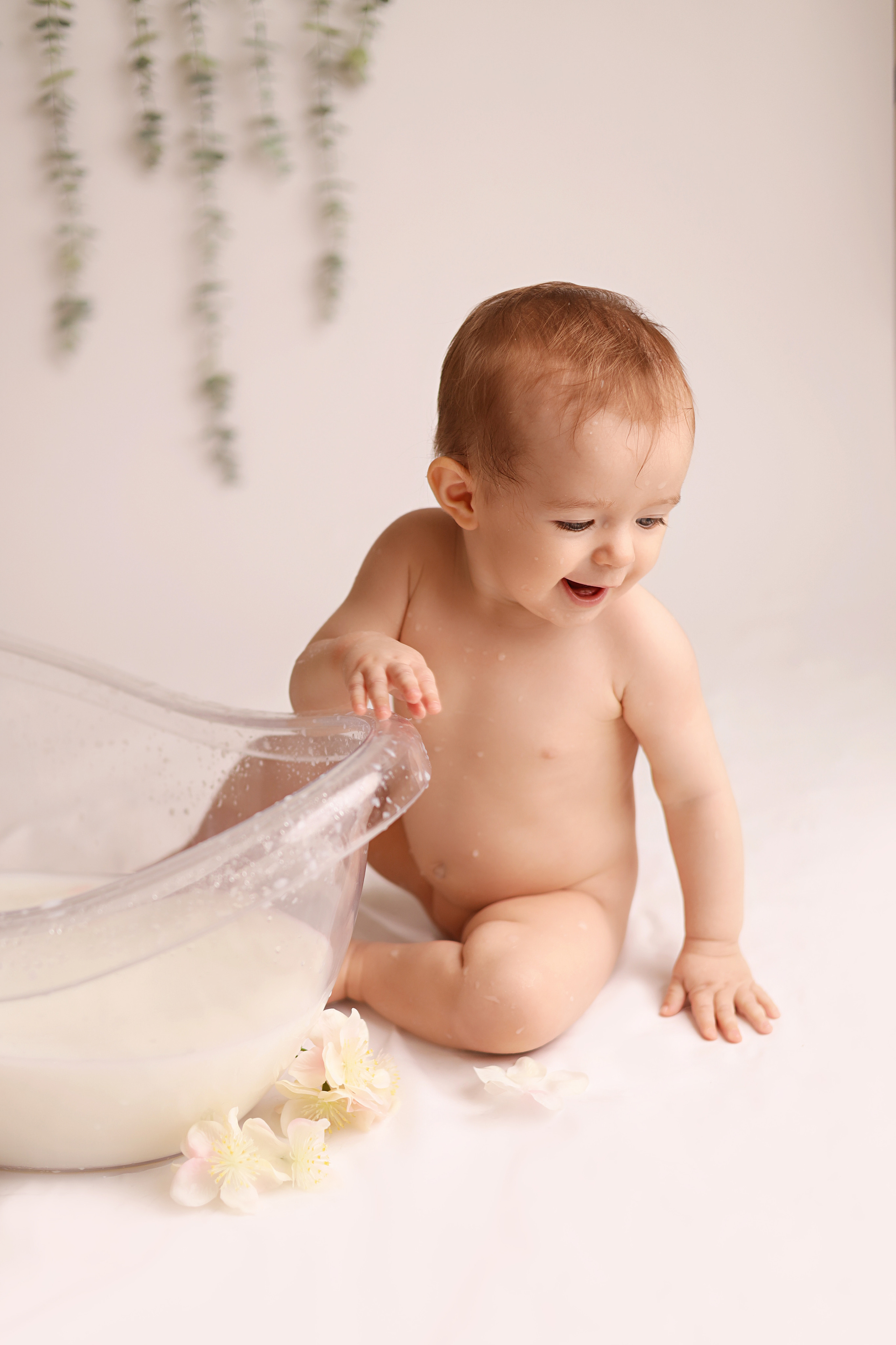 Сонечке 9 месяцев, фотосъемка дома. Фотограф новорожденных Москва. Ньюборн фотограф Москва