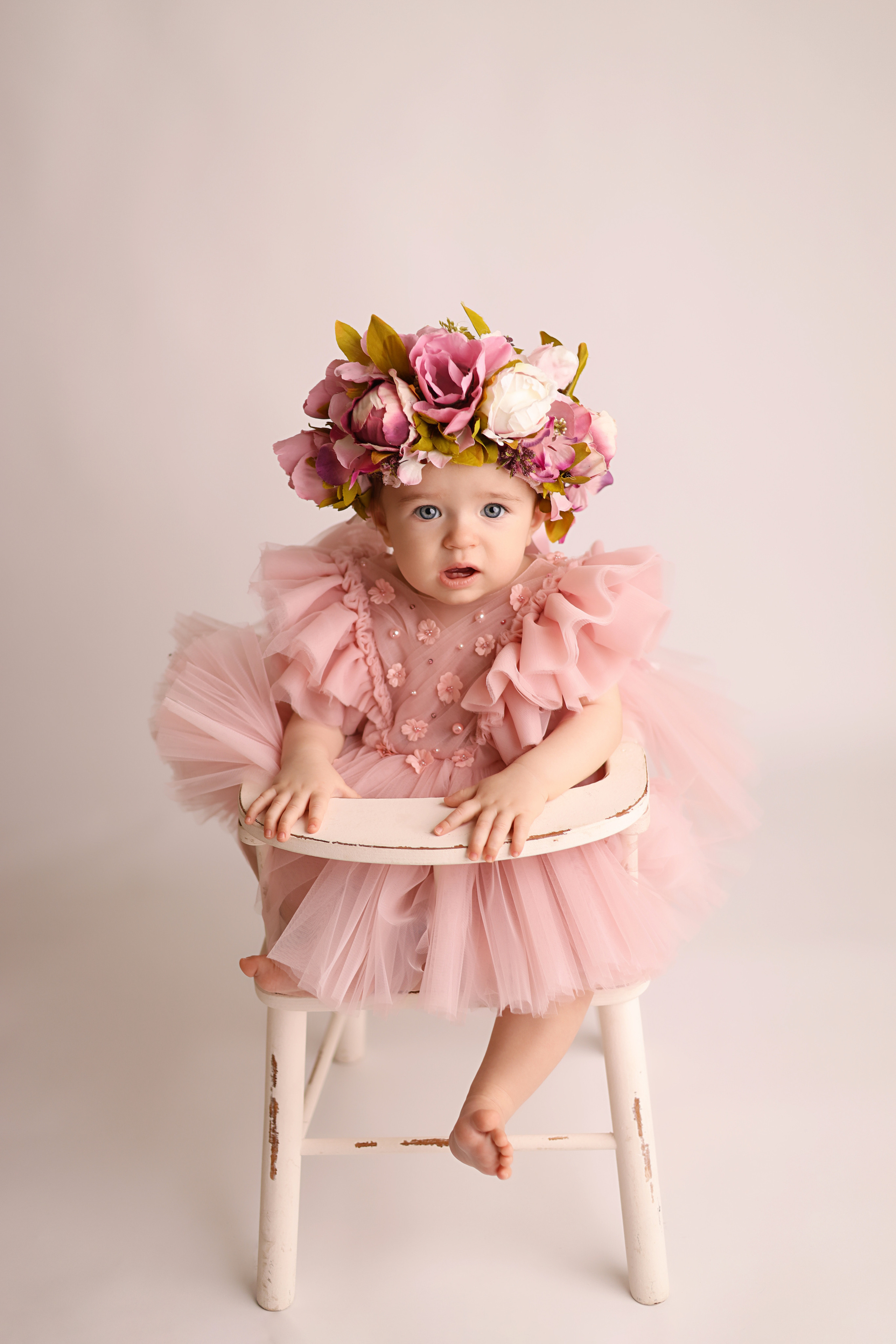 Сонечке 9 месяцев, фотосъемка дома. Фотограф новорожденных Москва. Ньюборн фотограф Москва