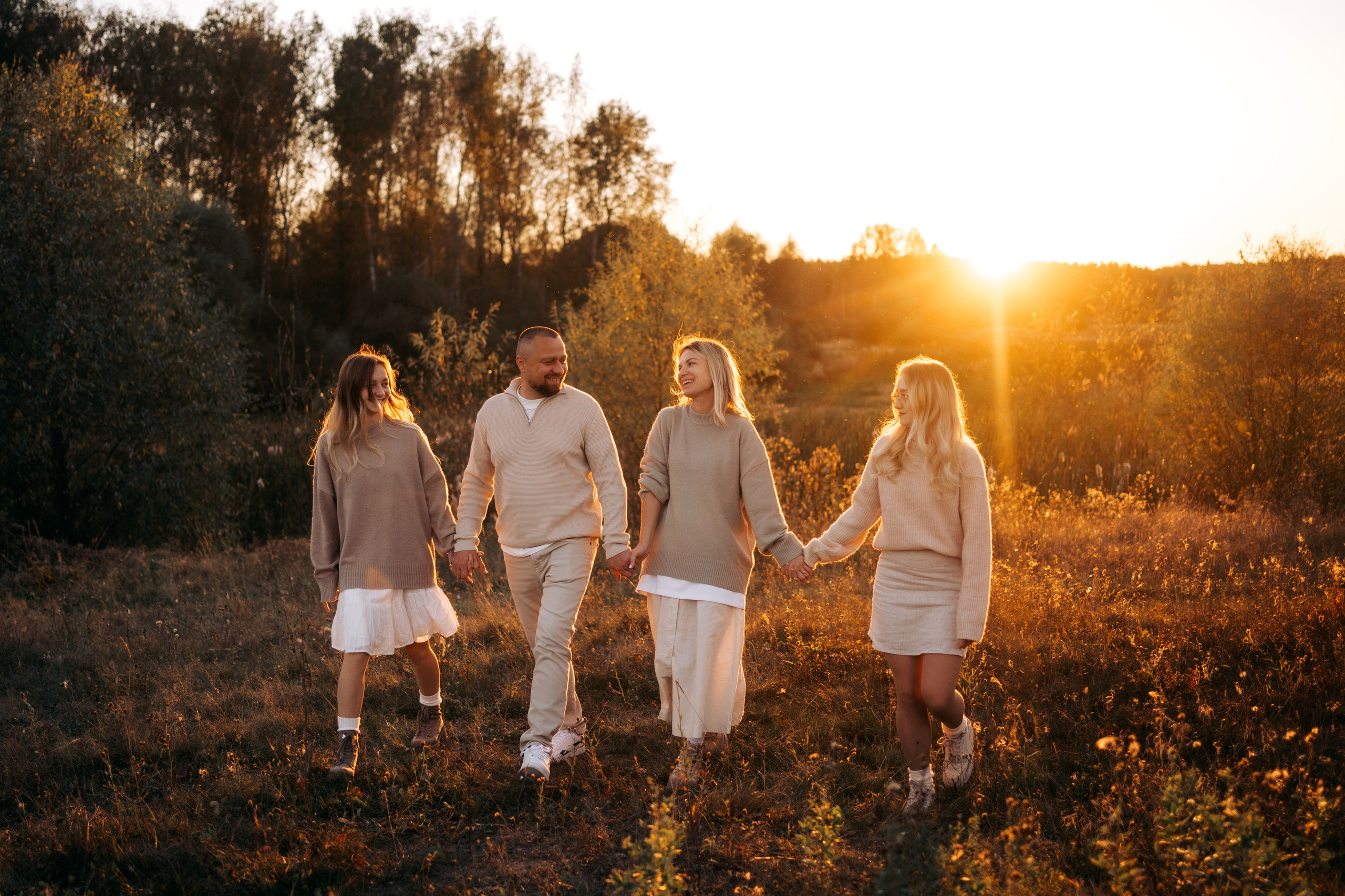 Семейная фотосессия на качелях. Семейный фотограф в Москве и в Домодедово Екатерина Патракова