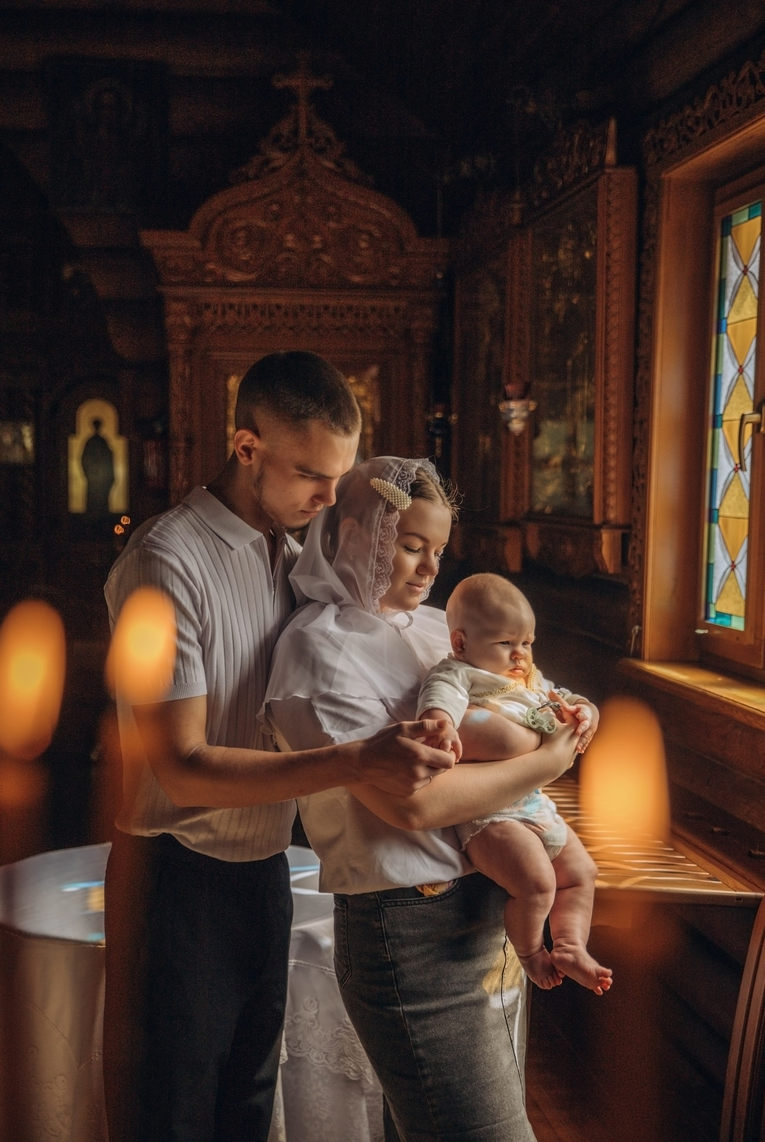 Таинство Крещения. Фотограф новорожденных в Волгограде и Волжском Карина Воробьева