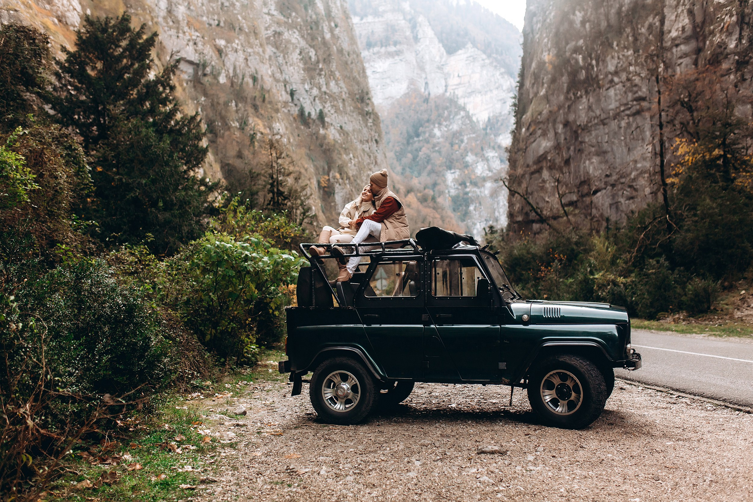 Love Story в ущелье. Фотограф Марина Пантелеева
