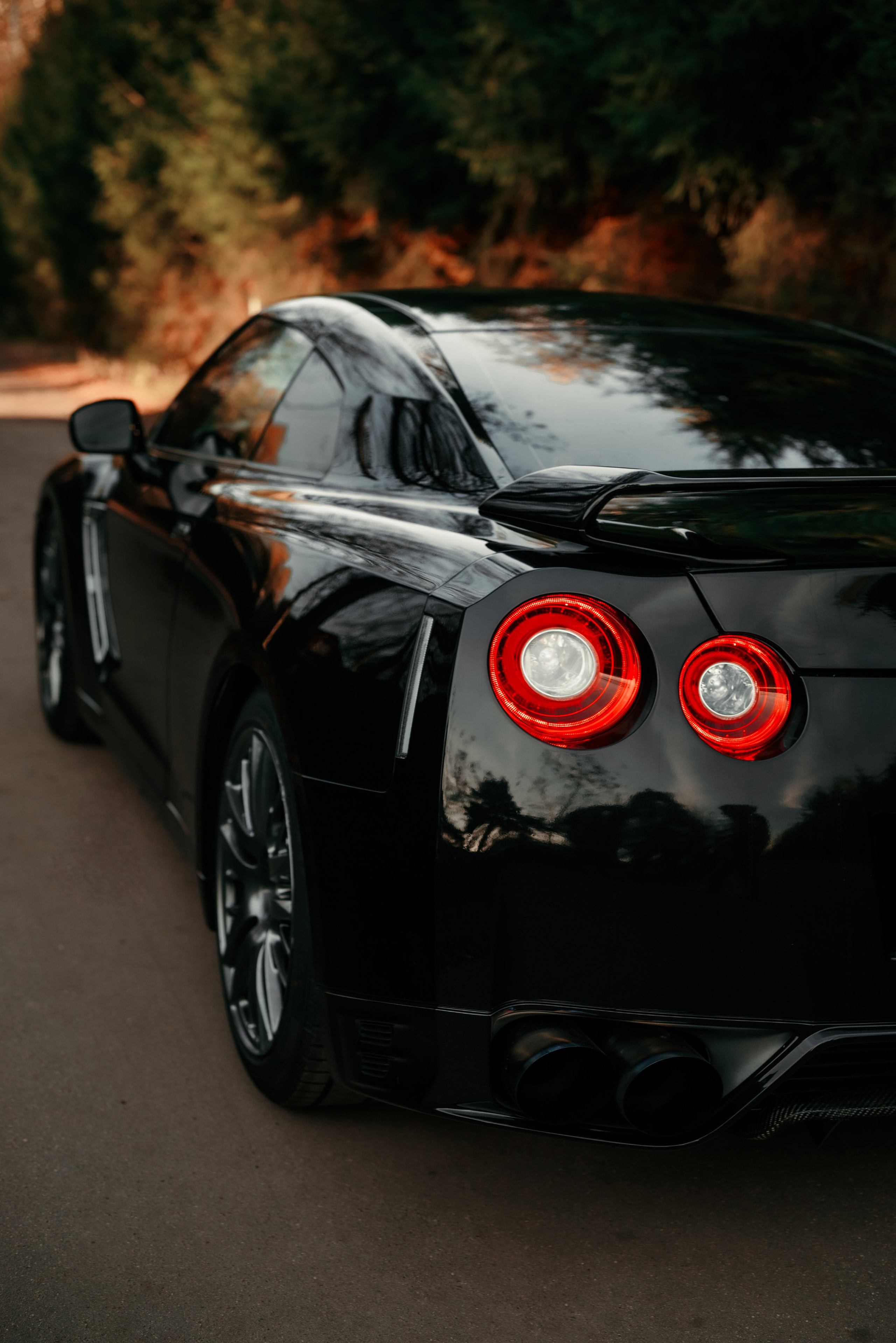 Nissan GT-R35 autumn vibe. DeLorein