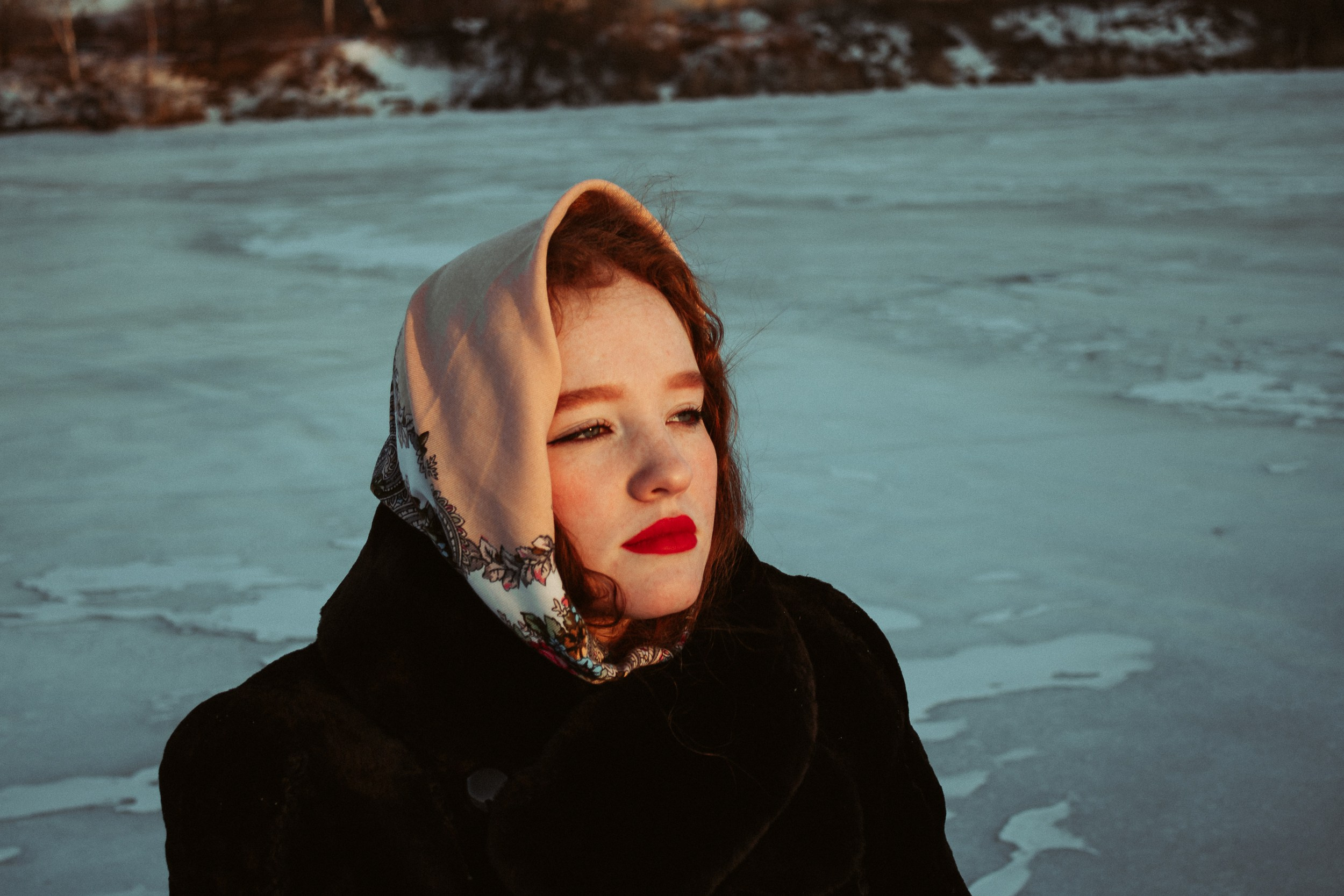 Даша зимняя съёмка. Фотограф Санкт-Петербург Князева Елизавета