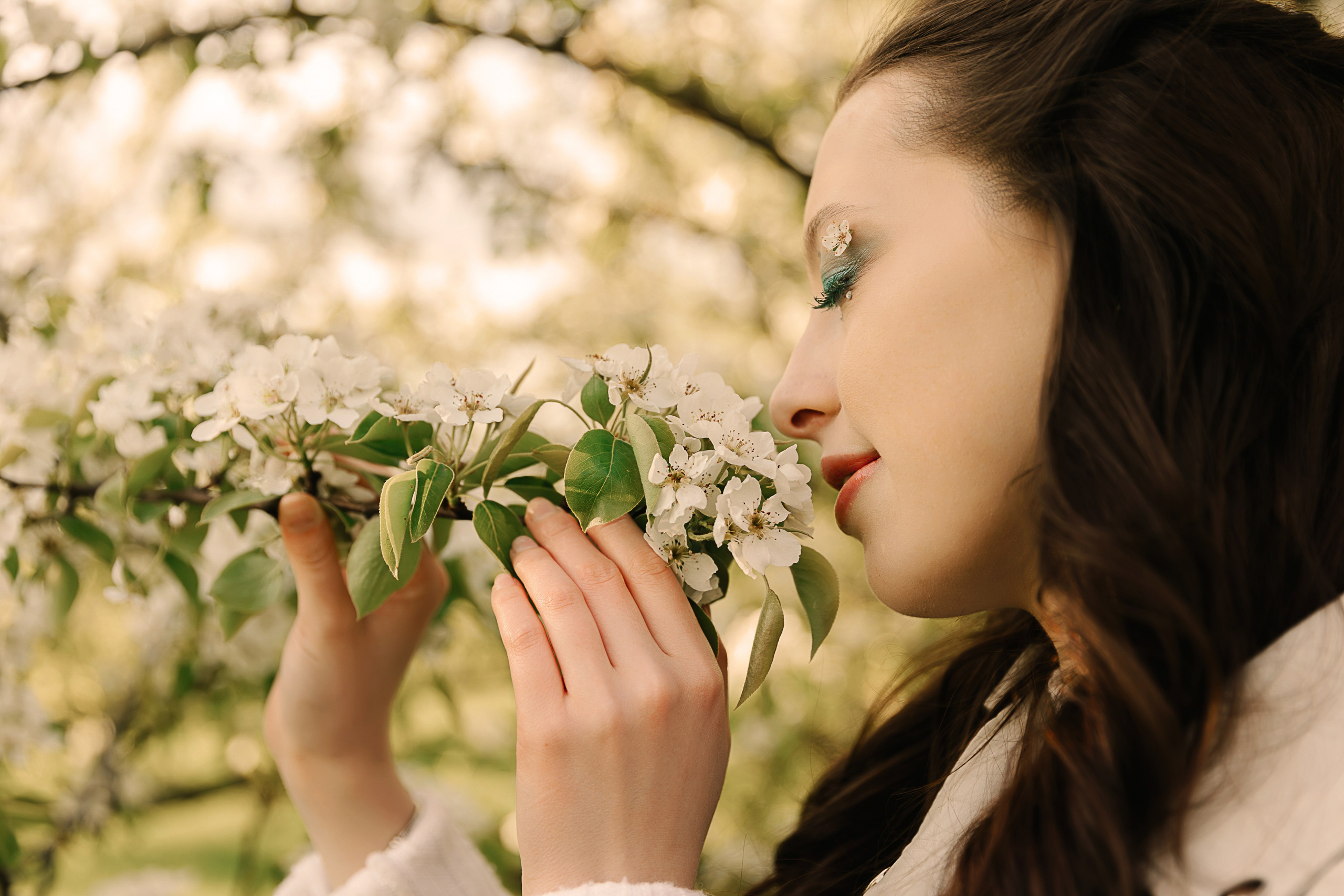 Фотосессия в цветении в Москве. Семейный и женский фотограф в Москве Надежда Воробьева