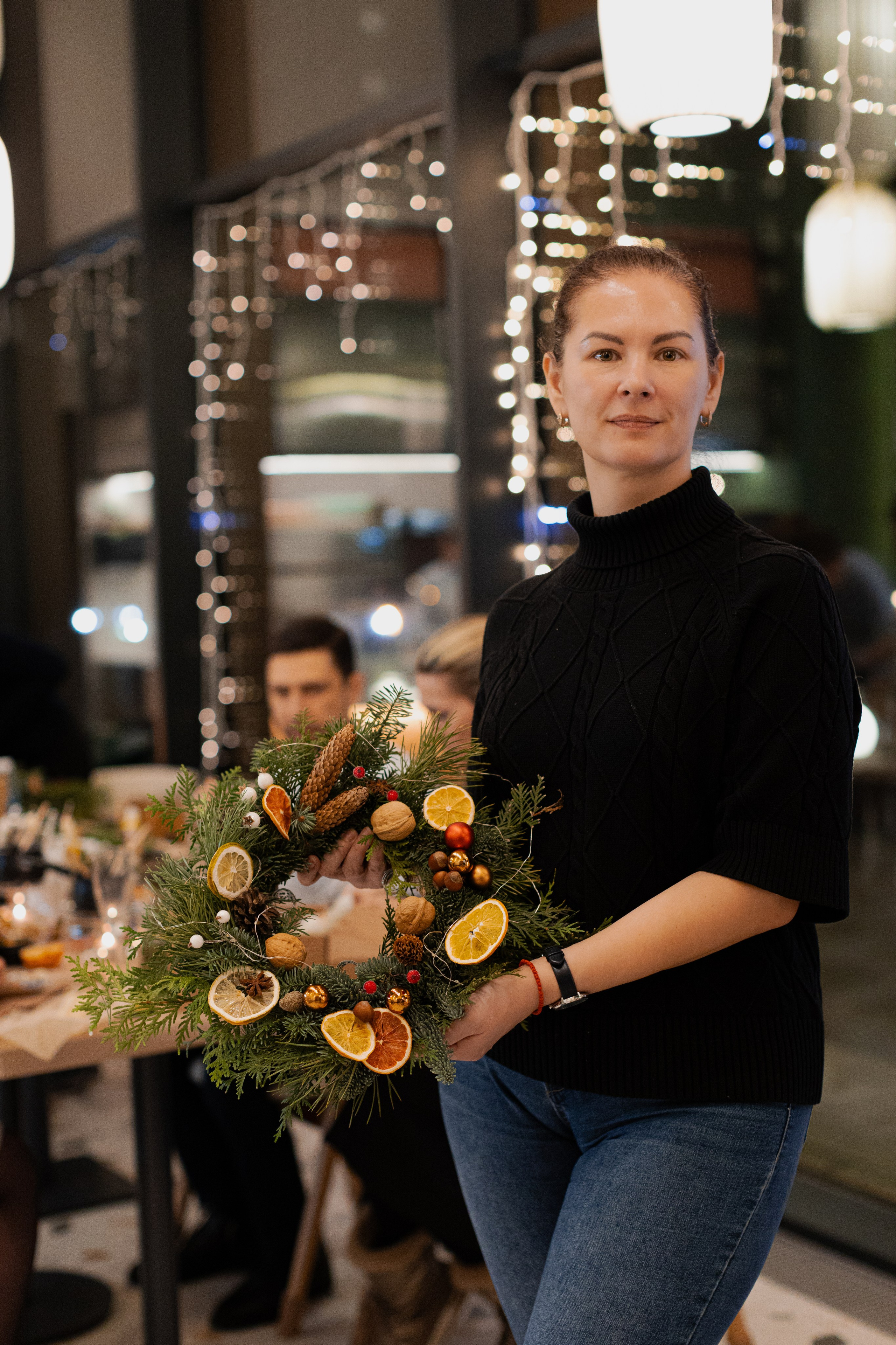 Мк свечи и венок (новогодний корпоратив). Анастасия Ракчеева Художник