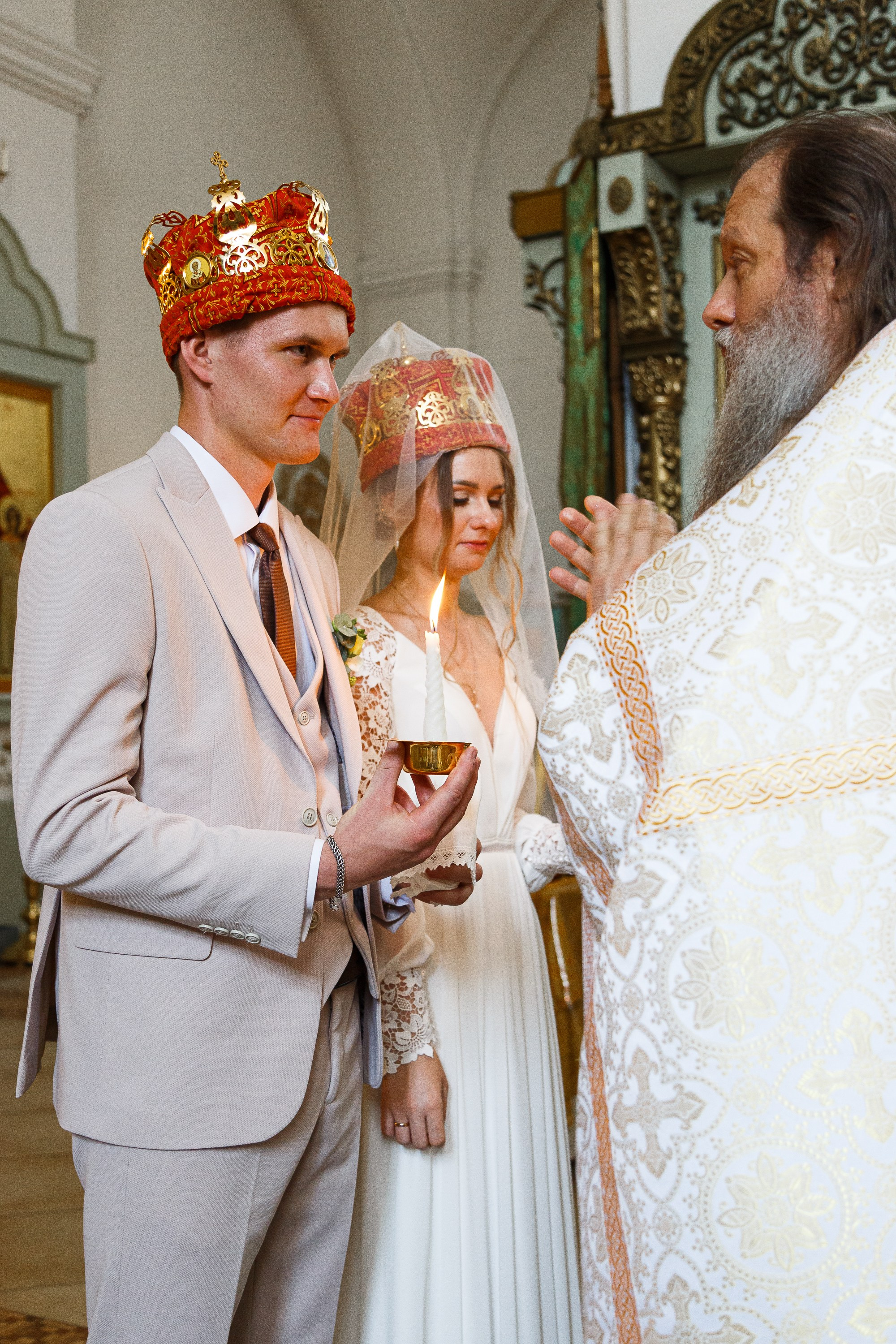 Венчание в храме Живоначальной Троицы на Шаболовке