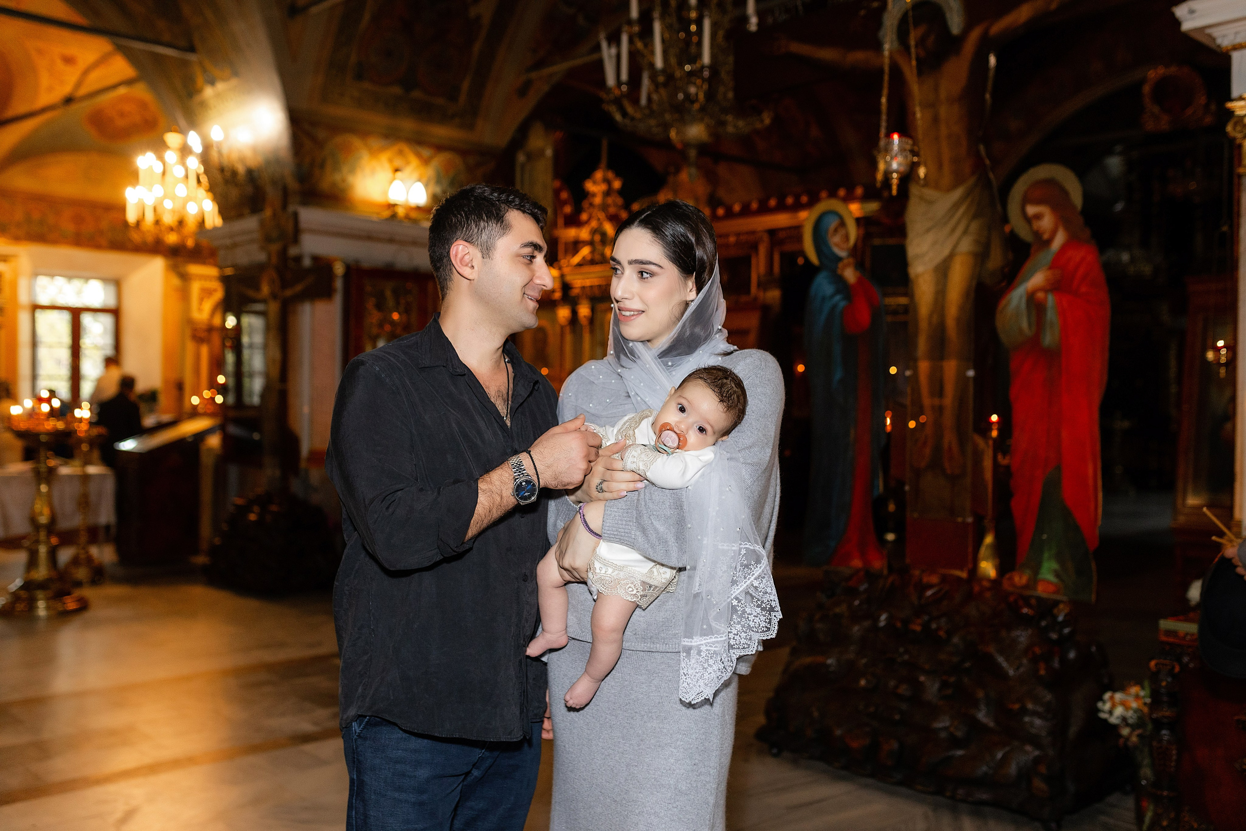 Таинство крещения Лилии. Фотограф в Железнодорожном и Балашихе