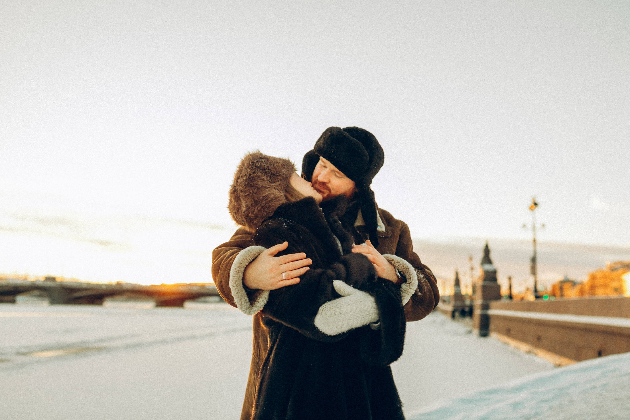 LoveStory зимняя. Фотограф Санкт-Петербург Князева Елизавета