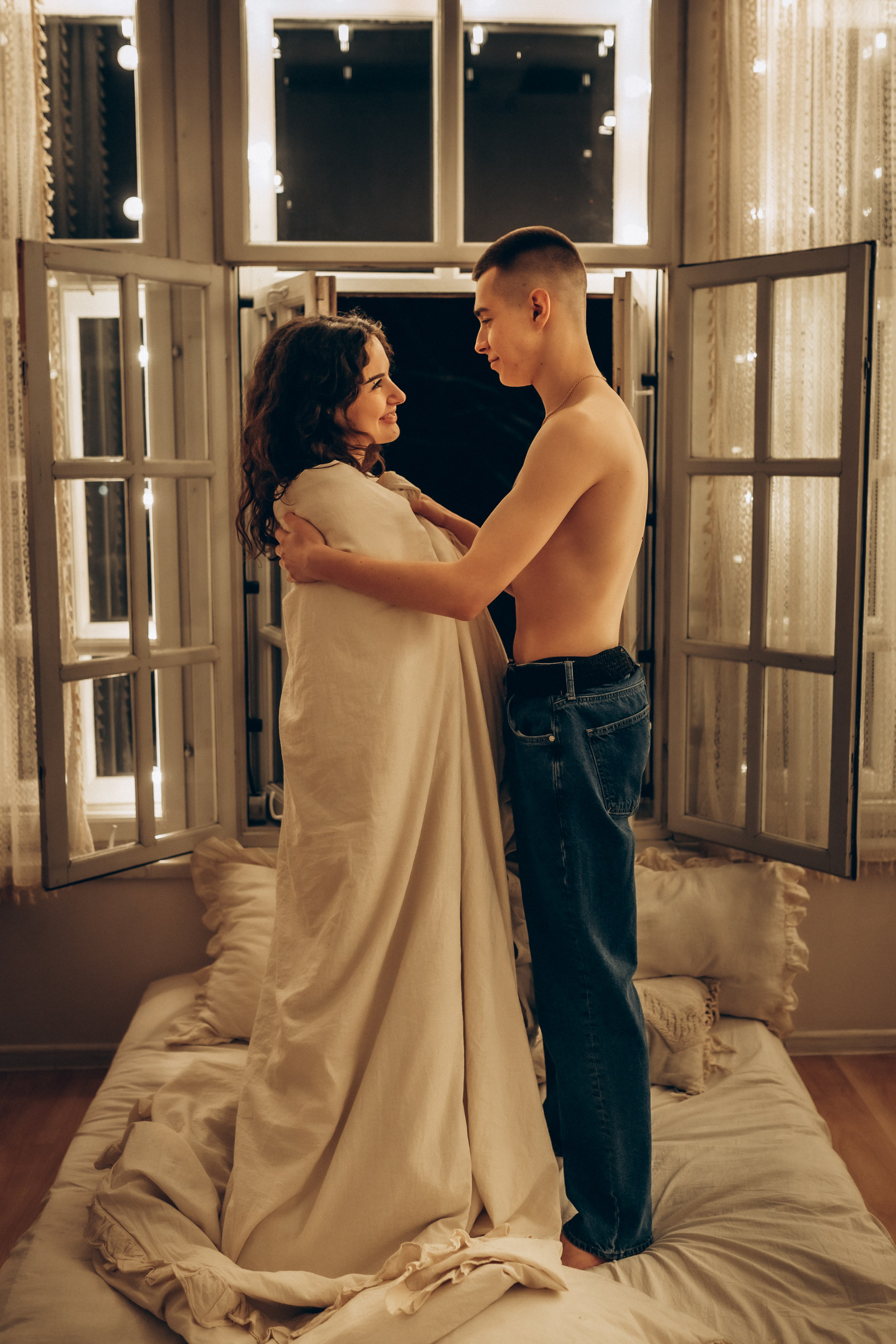 LoveStory Никита и Лиза в студии. Фотограф Санкт-Петербург Князева Елизавета