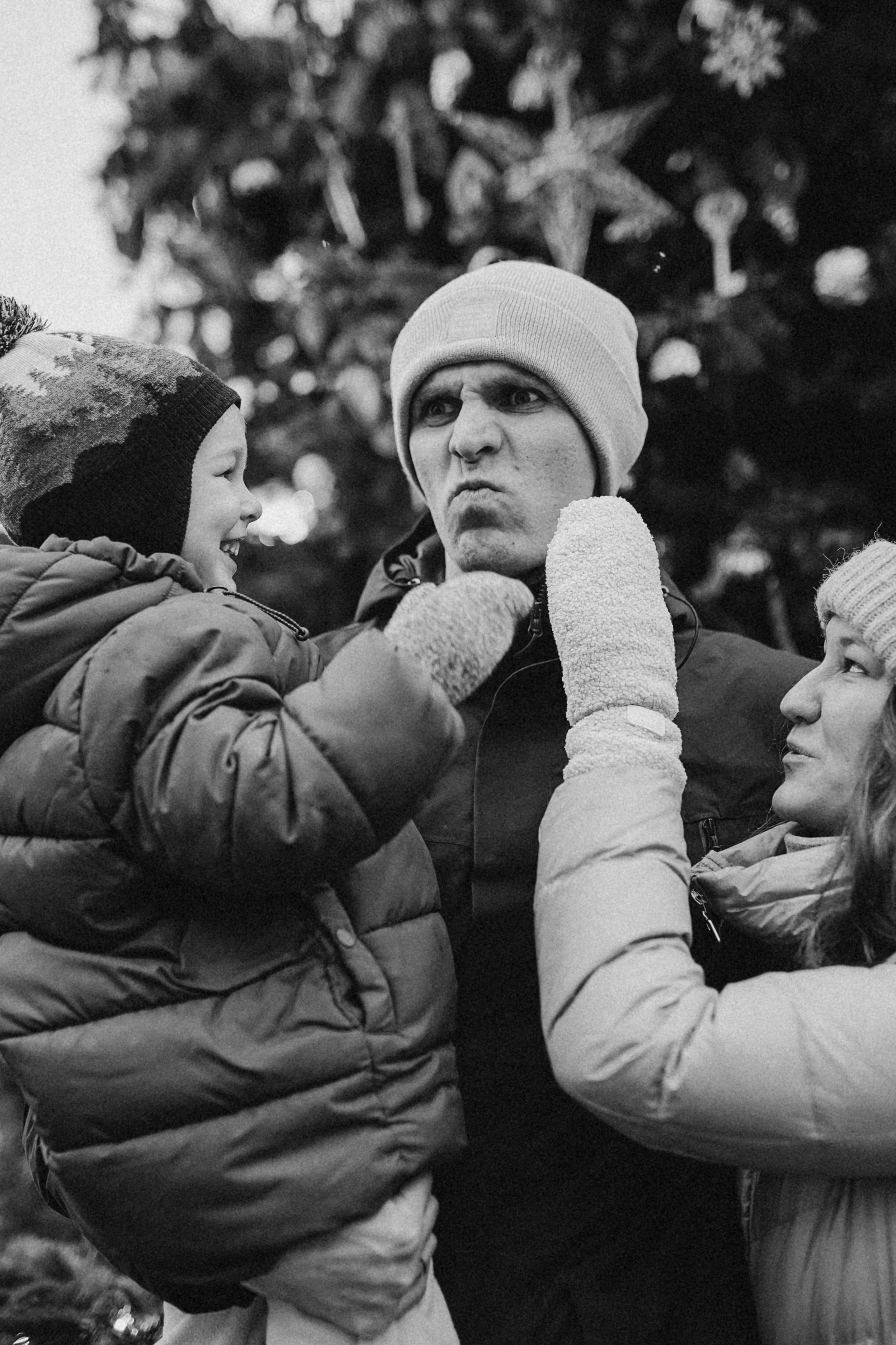 Прогулка по новогодней Москве для Юли, Жени и Вани. Фотограф Наталья Колганова