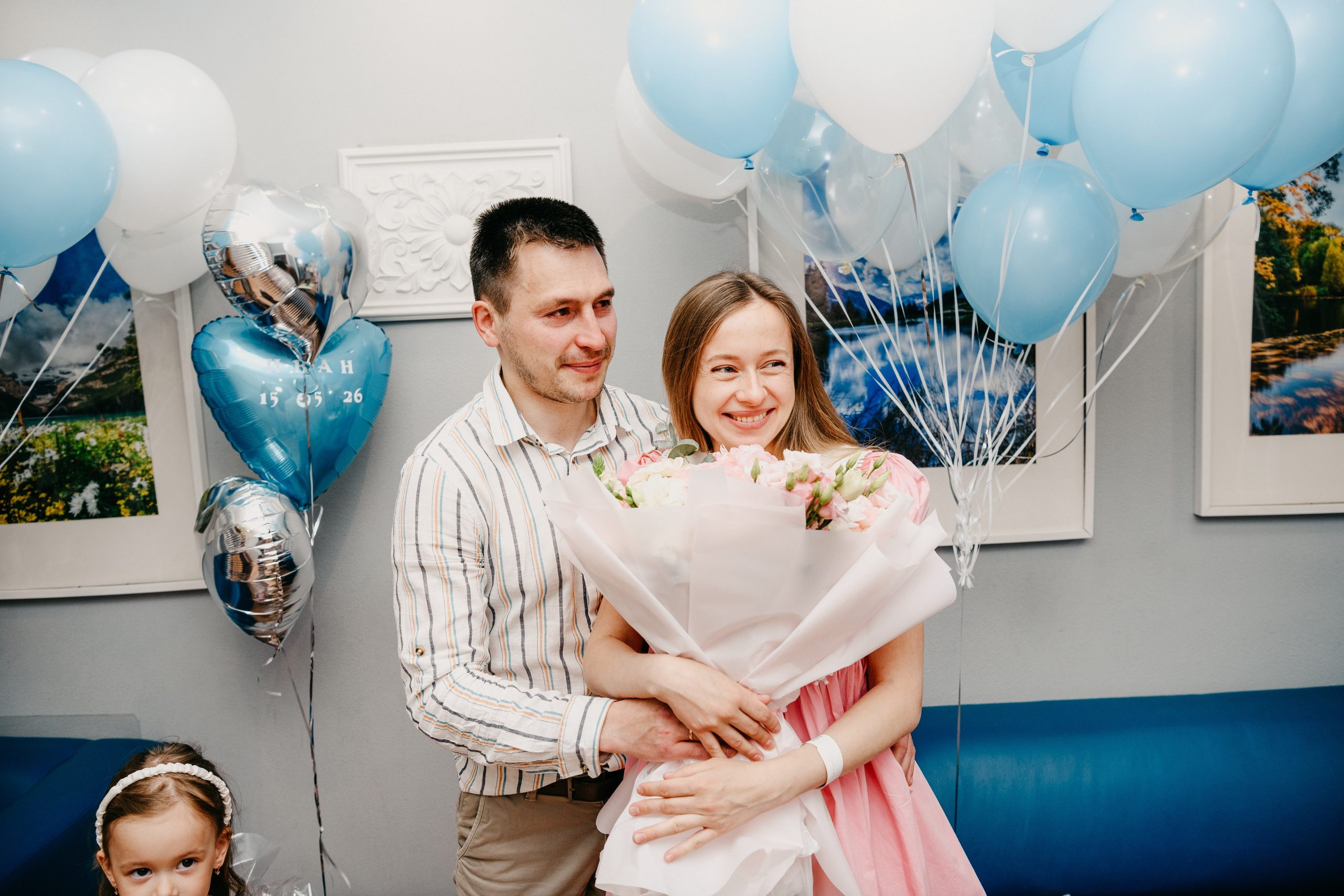 Выписка Ивана. Фотограф на выписку из роддома в Москве и МО