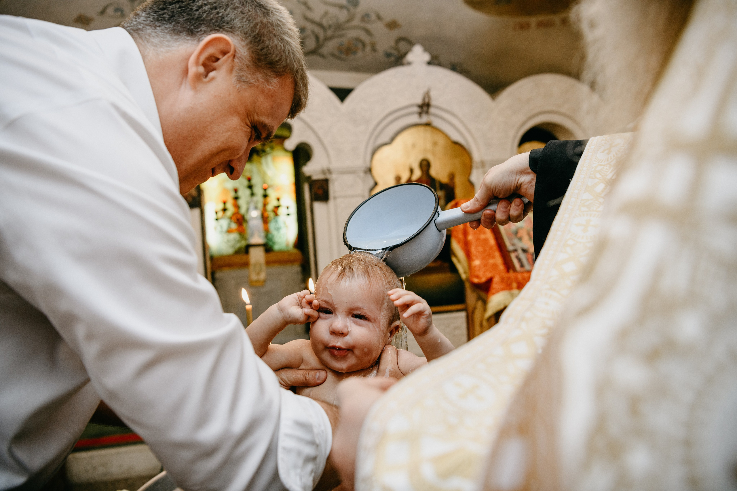 Крещение Александра. Фотограф на выписку из роддома в Москве и МО