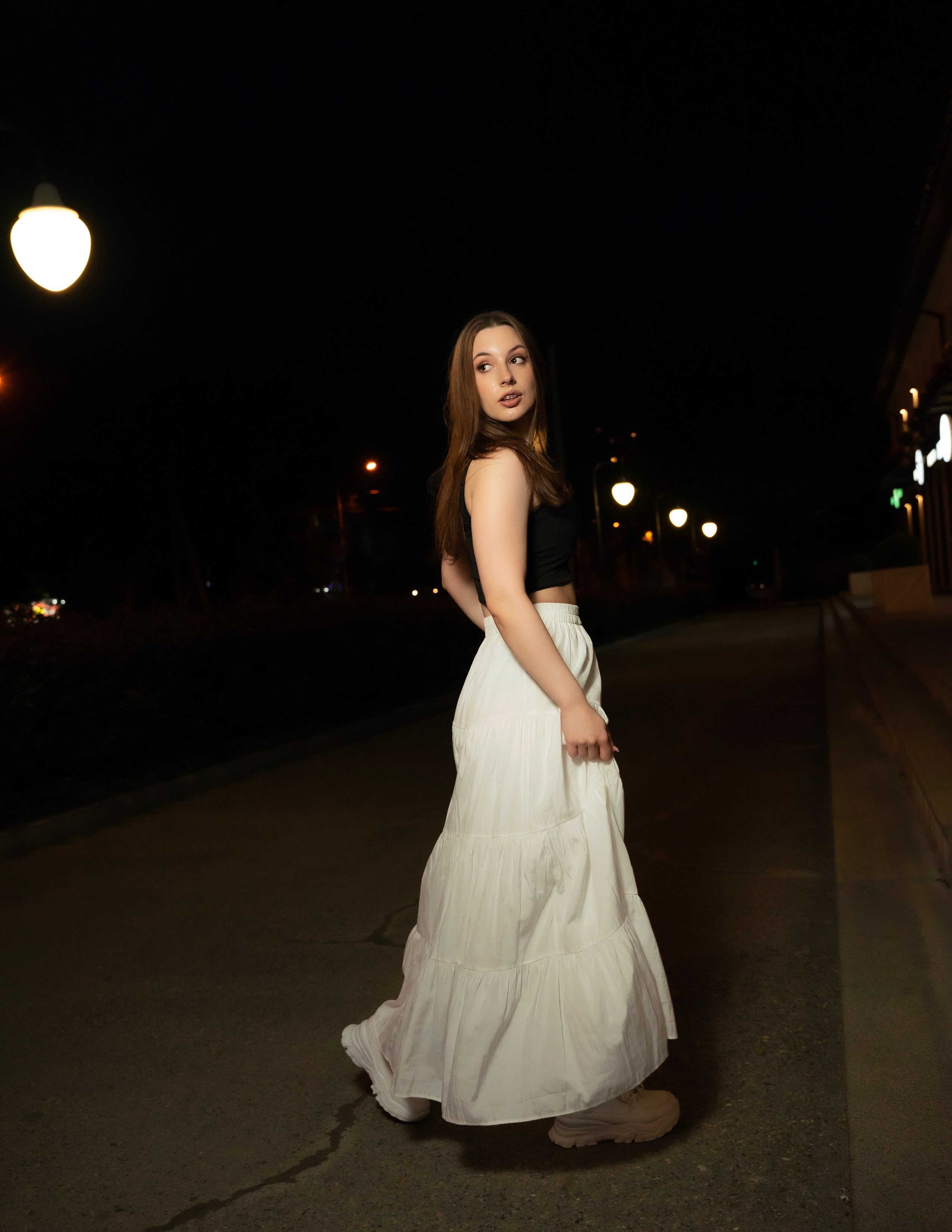 Ночная съемка в городе. Женский, семейный фотограф в г. Уссурийске Марина Гусарова