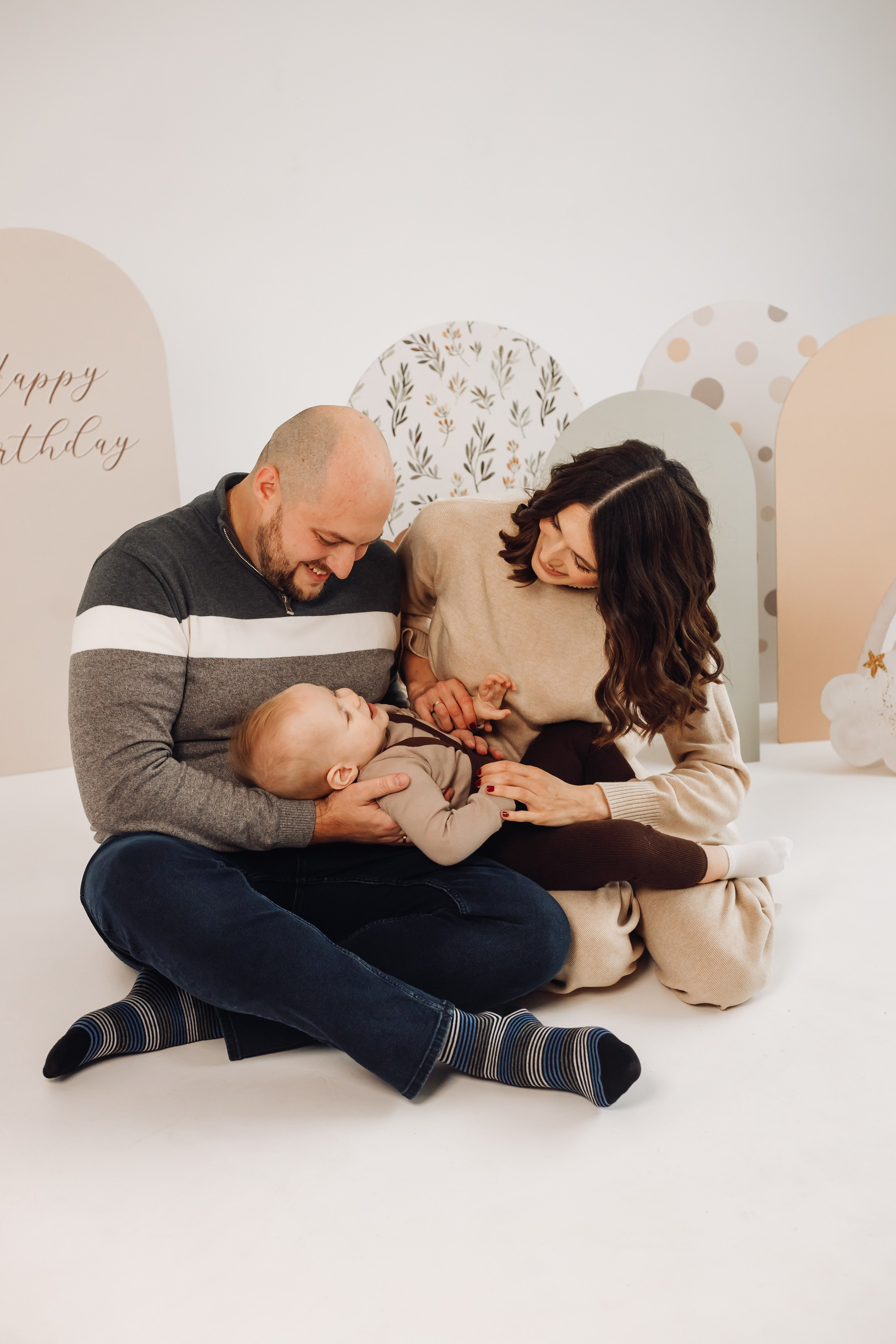 Семейная фотосессия в студии. Свадебный и семейный фотограф в Краснодарском крае Мария Данилкина