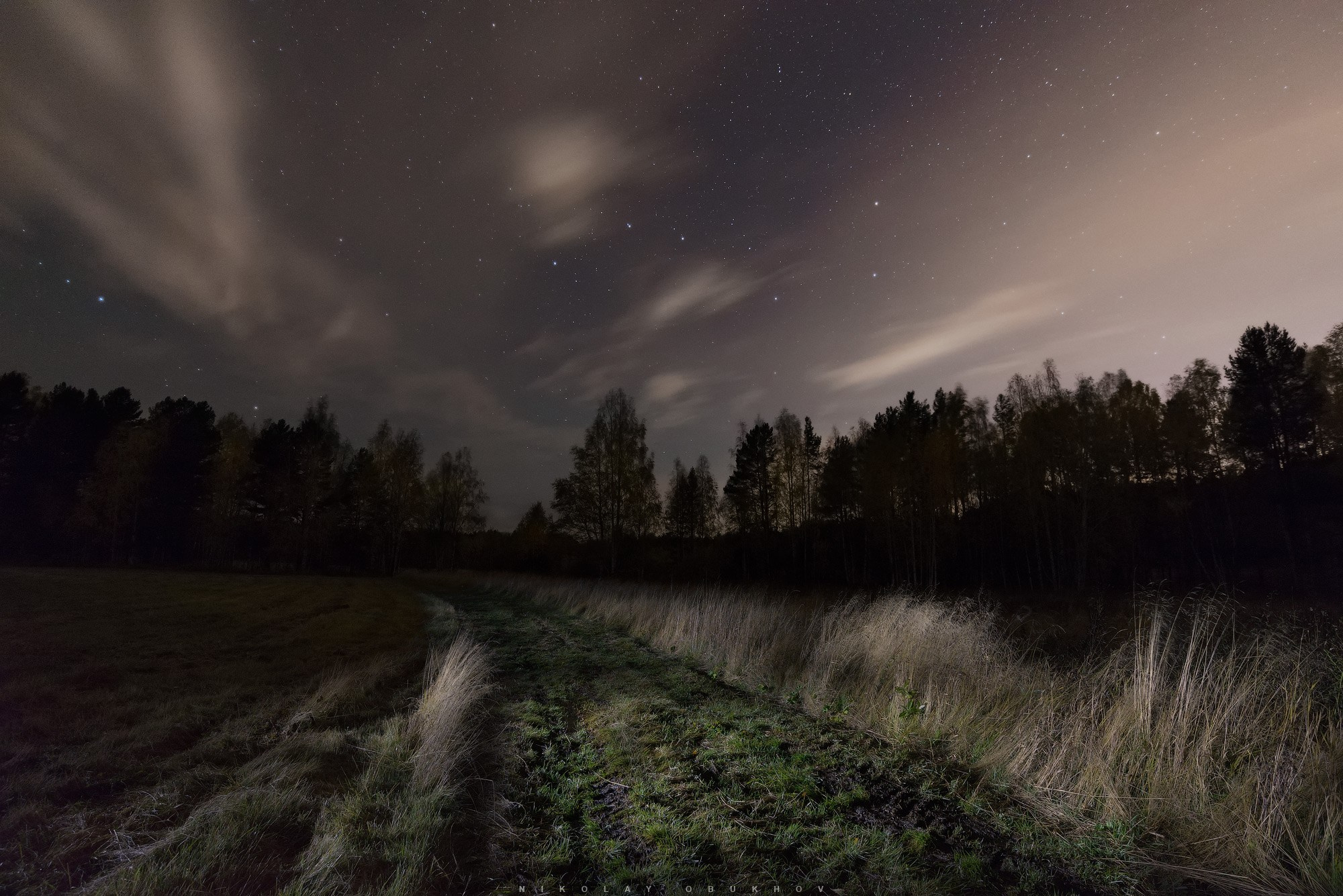 Ночные пейзажи Черноисточинска | Фотограф Николай Обухов