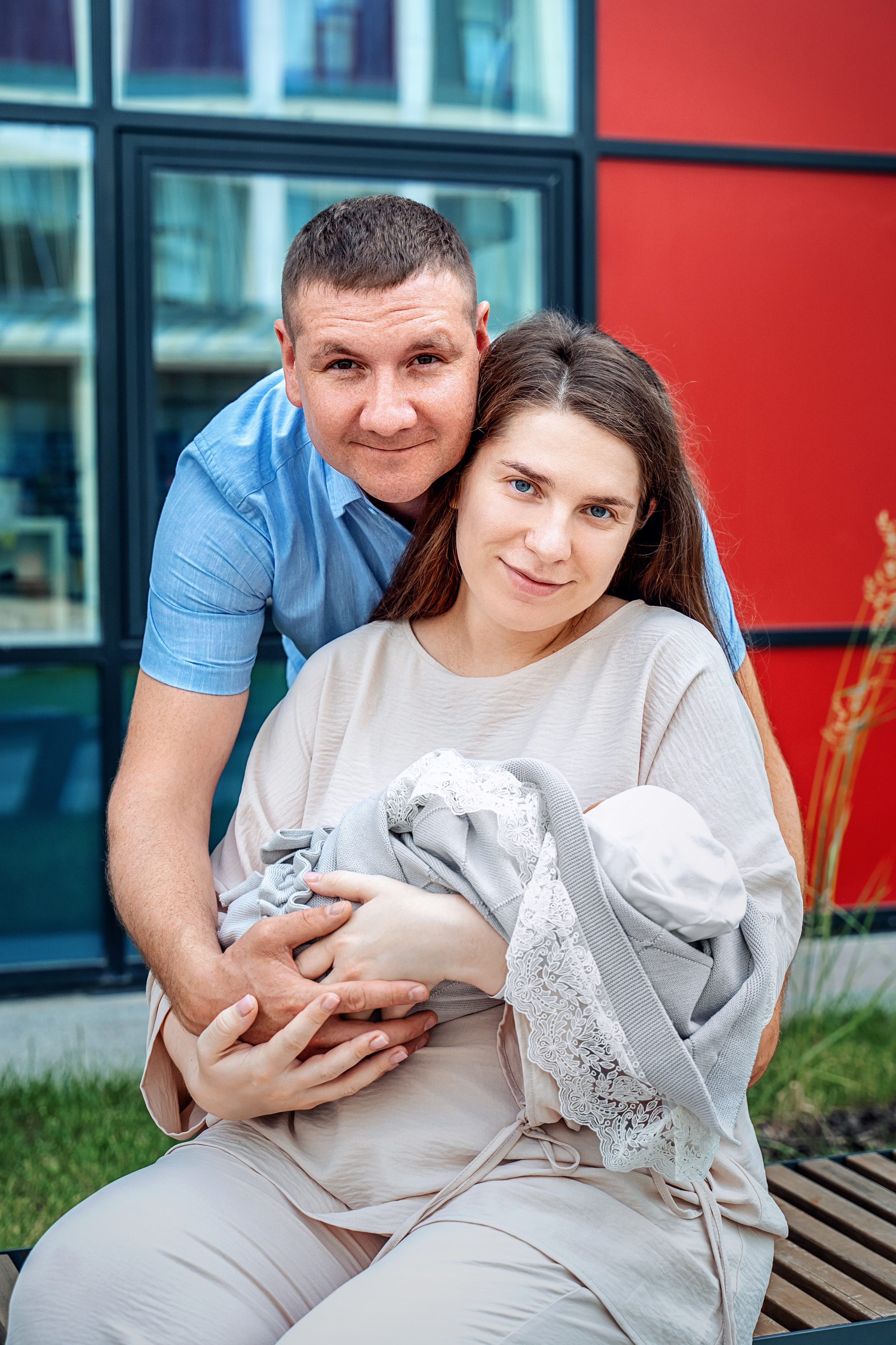 Выписка из роддома ММКЦ Коммунарка. Фотограф на выписку из роддома. Фотограф \ Видеограф на Крещение, Венчание Москва| Семейные съемки