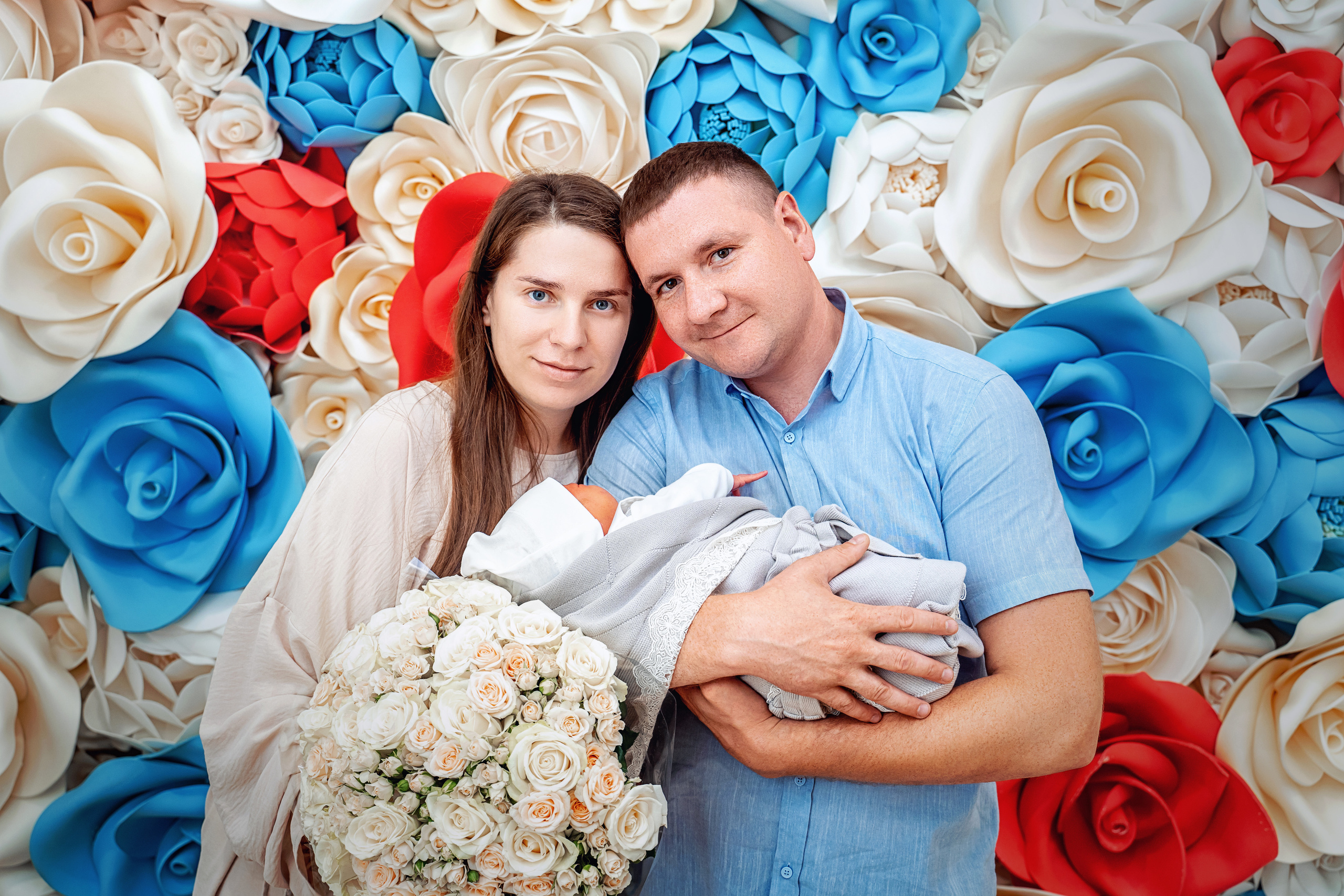 Выписка из роддома ММКЦ Коммунарка. Фотограф на выписку из роддома. Фотограф \ Видеограф на Крещение, Венчание Москва| Семейные съемки