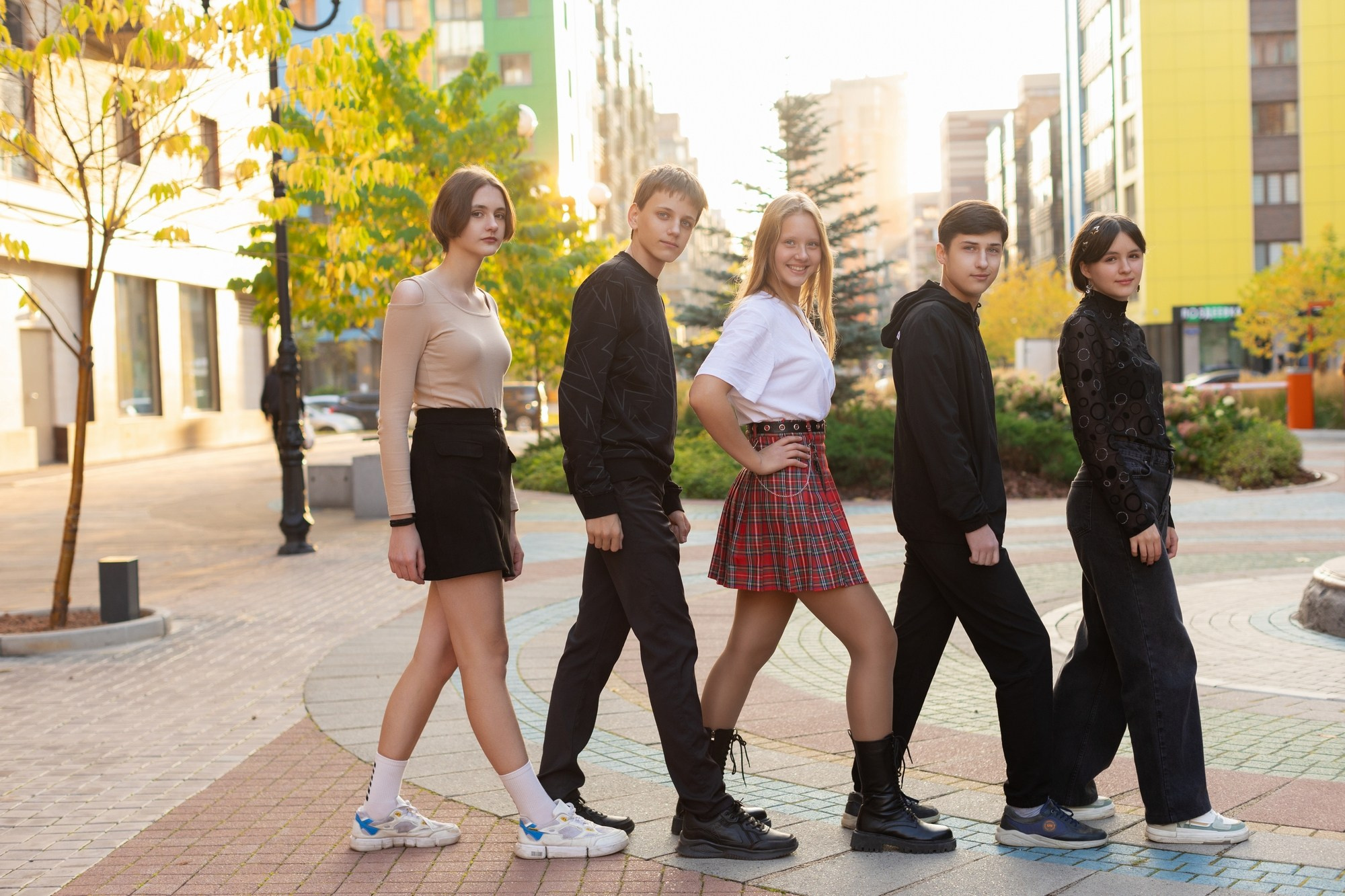 Яркая осенняя съемка на Южном берегу. 134 школа 9в. СИГМА | Студия выпускных альбомов Красноярск