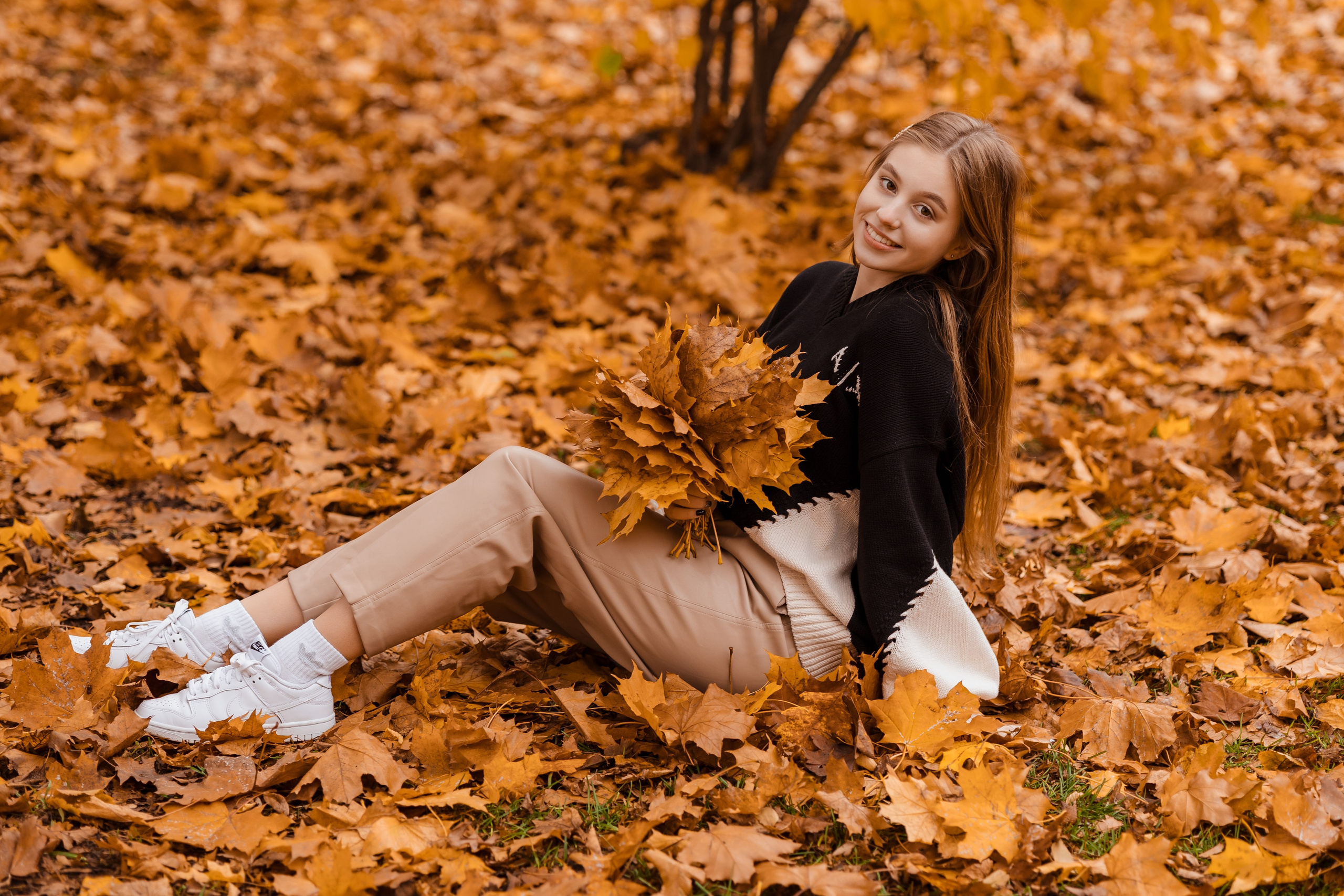 Семейная, золотая осень. Фотограф в Калининграде свадебная фотография, репортажная, фотосессии