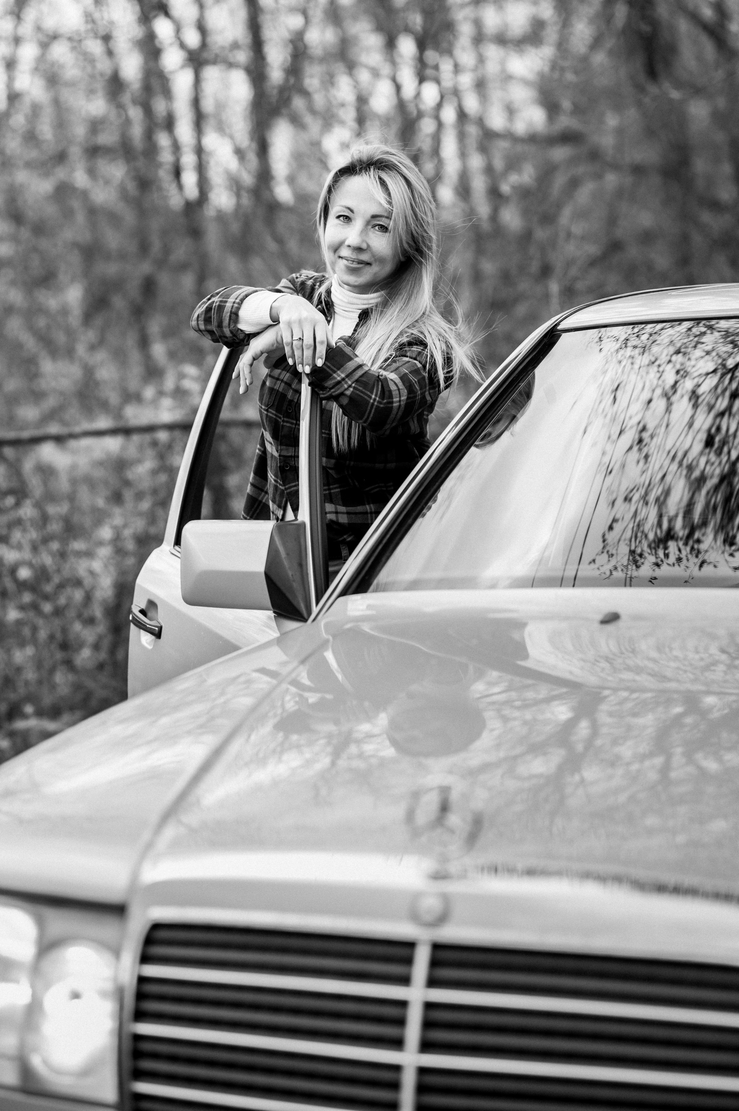 Осенняя прогулка и ретро авто. Семейный и детский фотограф в Туле