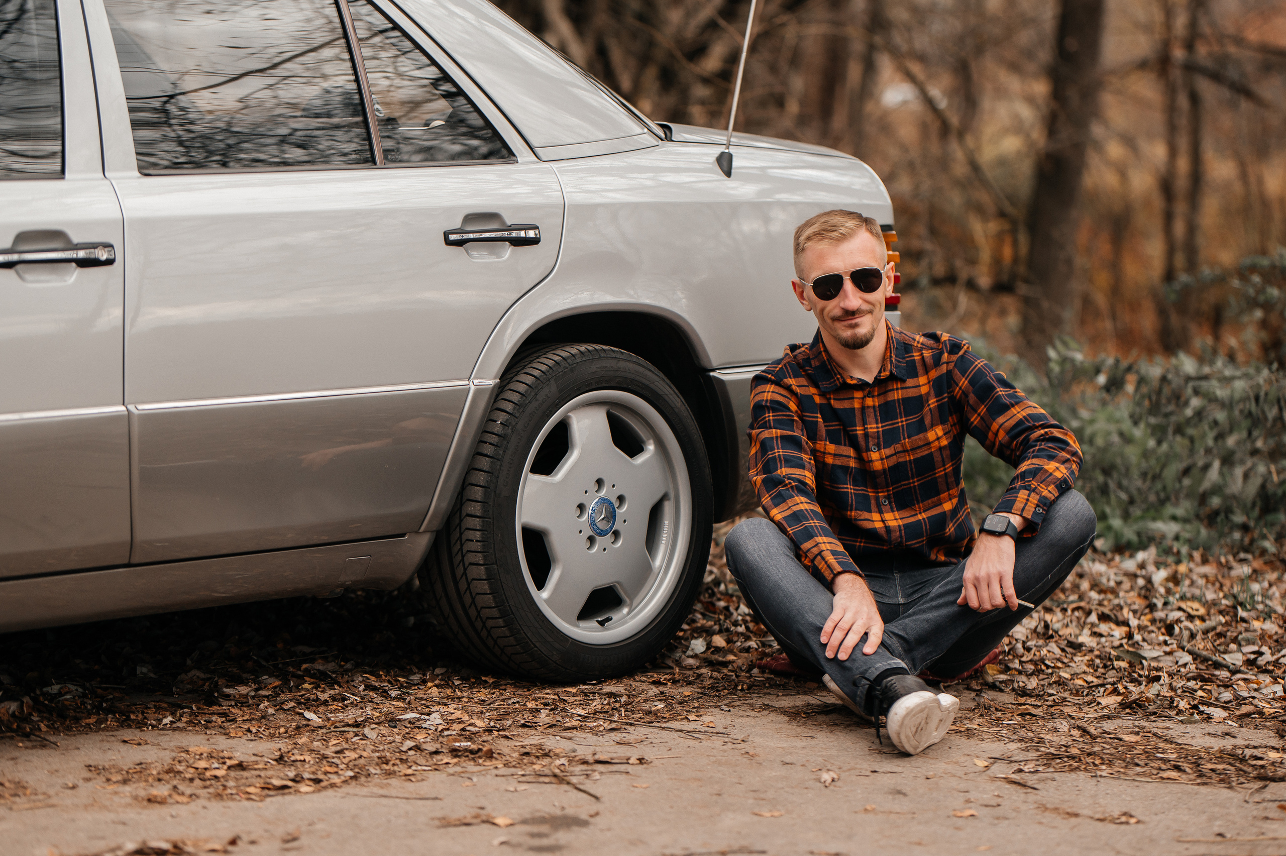 Осенняя прогулка и ретро авто. Семейный и детский фотограф в Туле