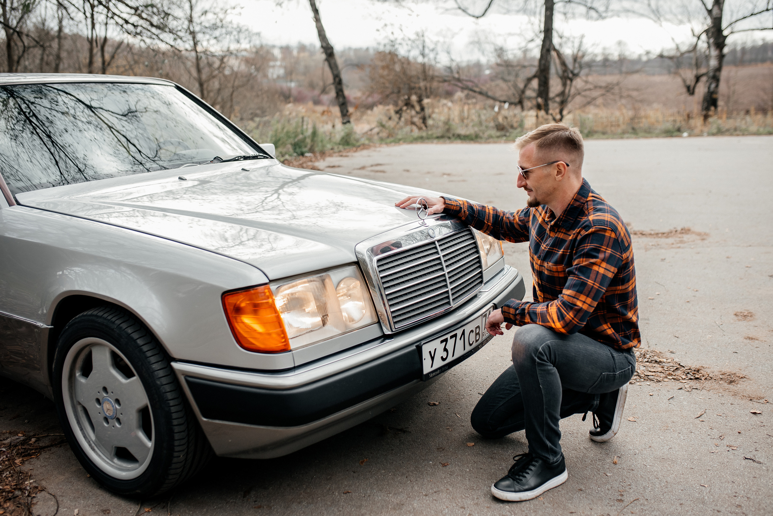 Осенняя прогулка и ретро авто. Семейный и детский фотограф в Туле