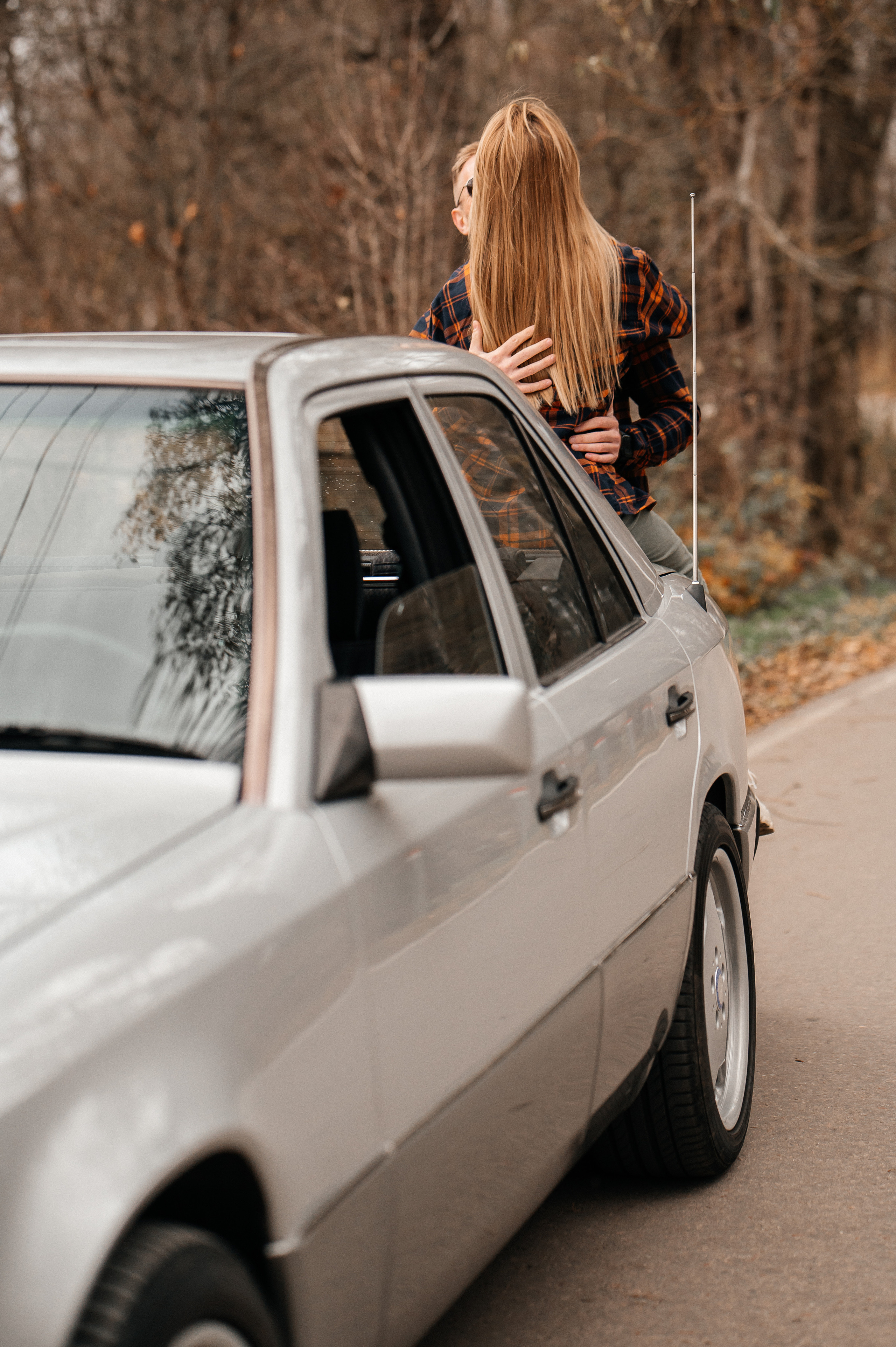 Осенняя прогулка и ретро авто. Семейный и детский фотограф в Туле