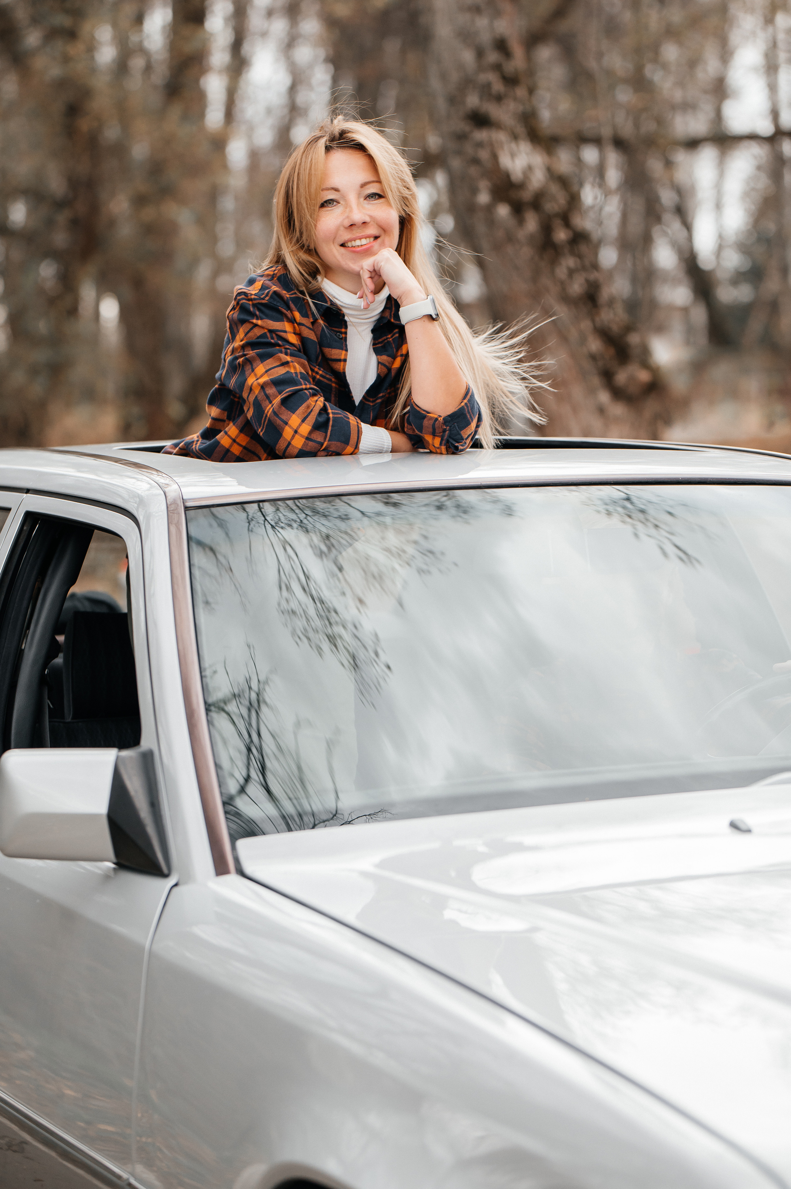 Осенняя прогулка и ретро авто. Семейный и детский фотограф в Туле