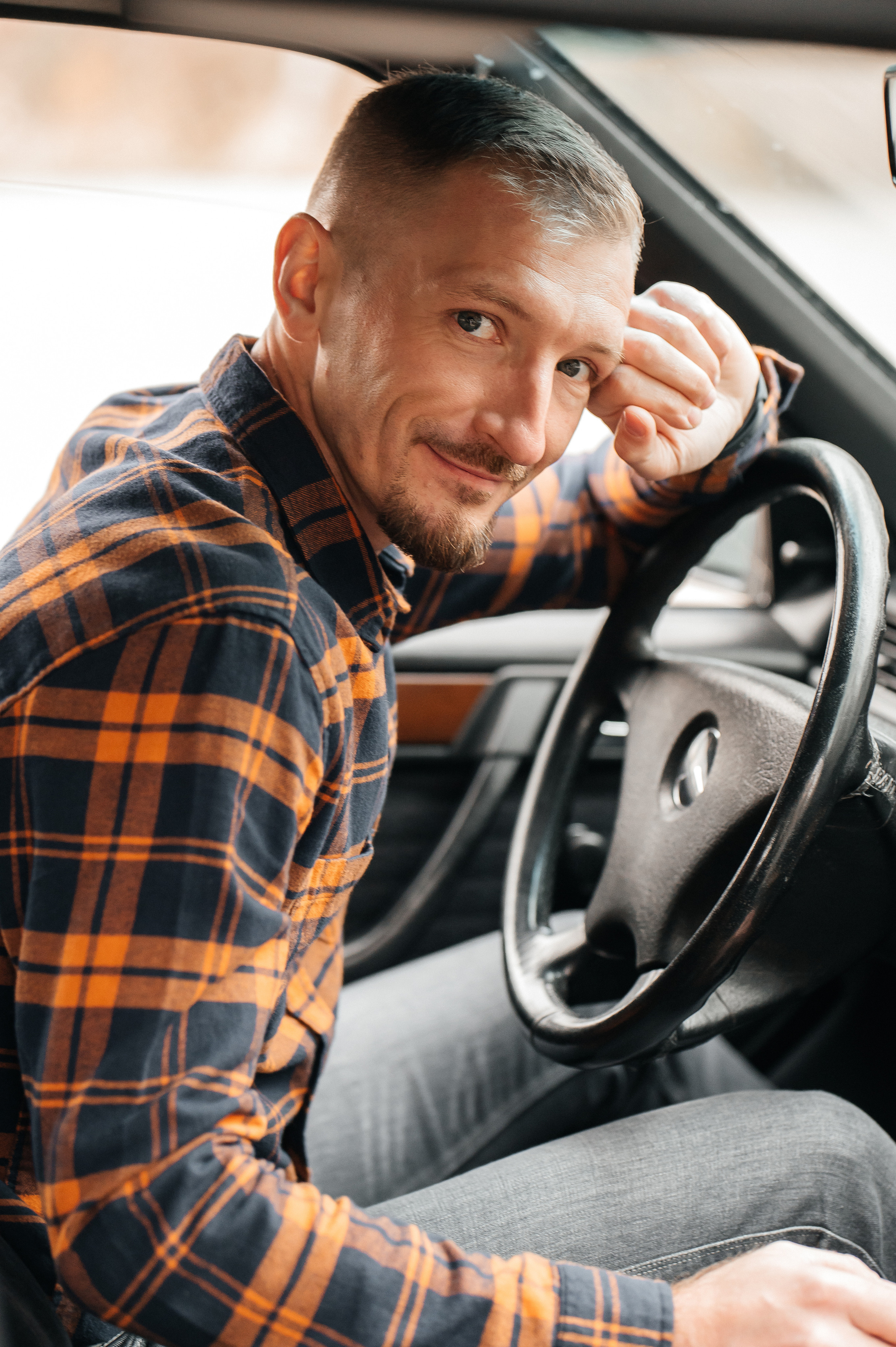 Осенняя прогулка и ретро авто. Семейный и детский фотограф в Туле