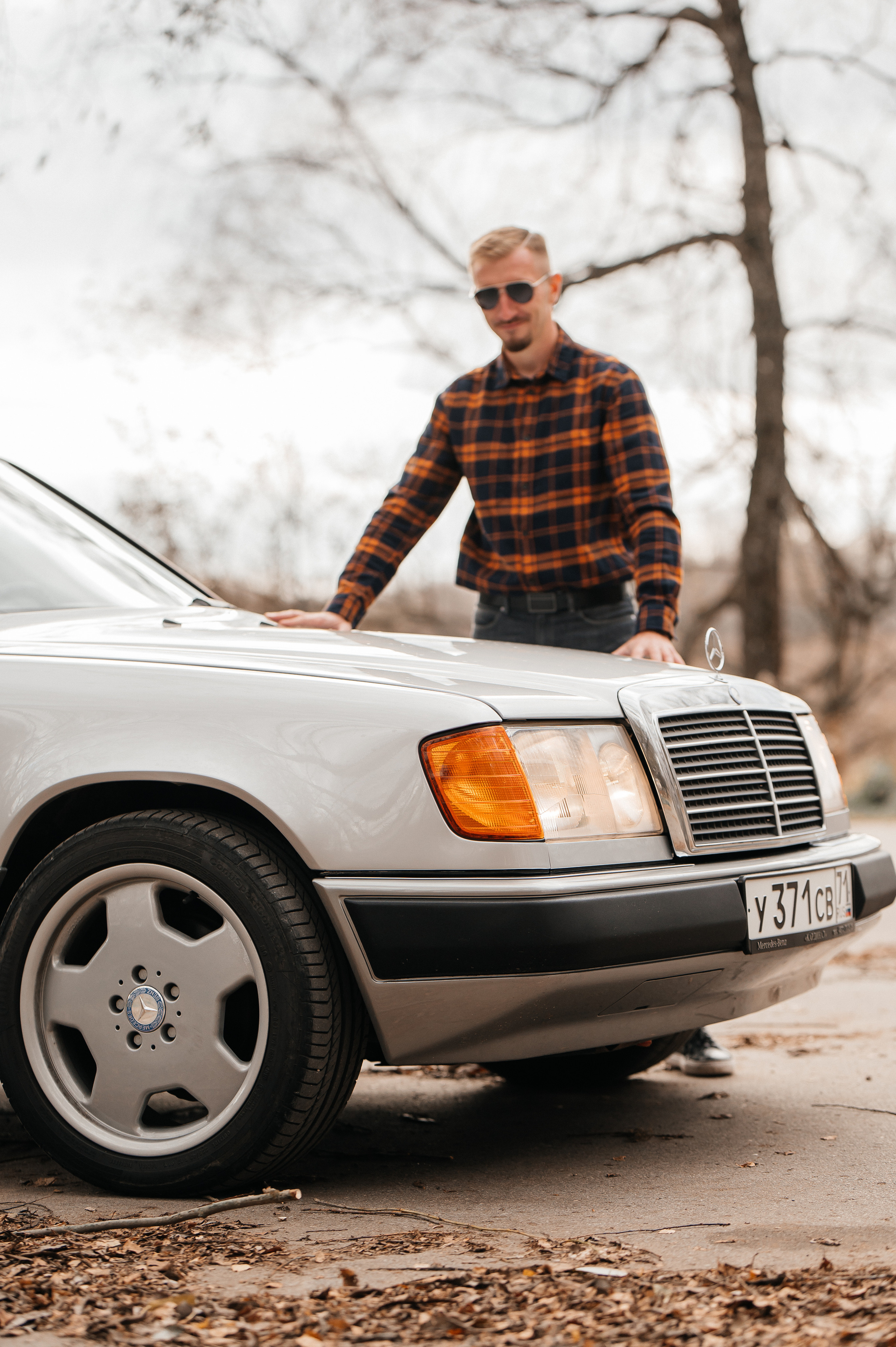 Осенняя прогулка и ретро авто. Семейный и детский фотограф в Туле