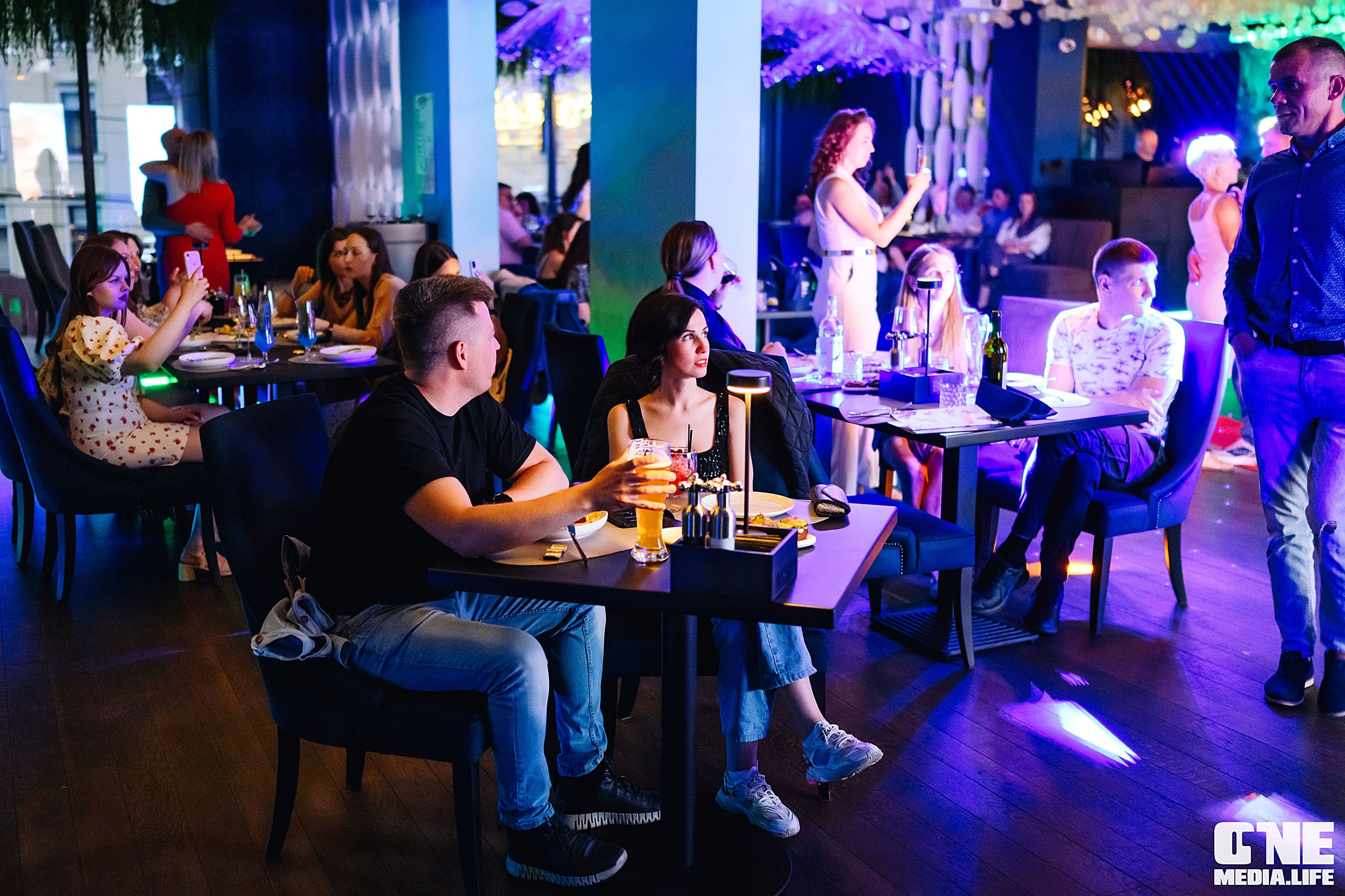 Вечеринка в ресторане Океан. One Media Life: фоторепортажи, фотоотчеты с мероприятий и заведений