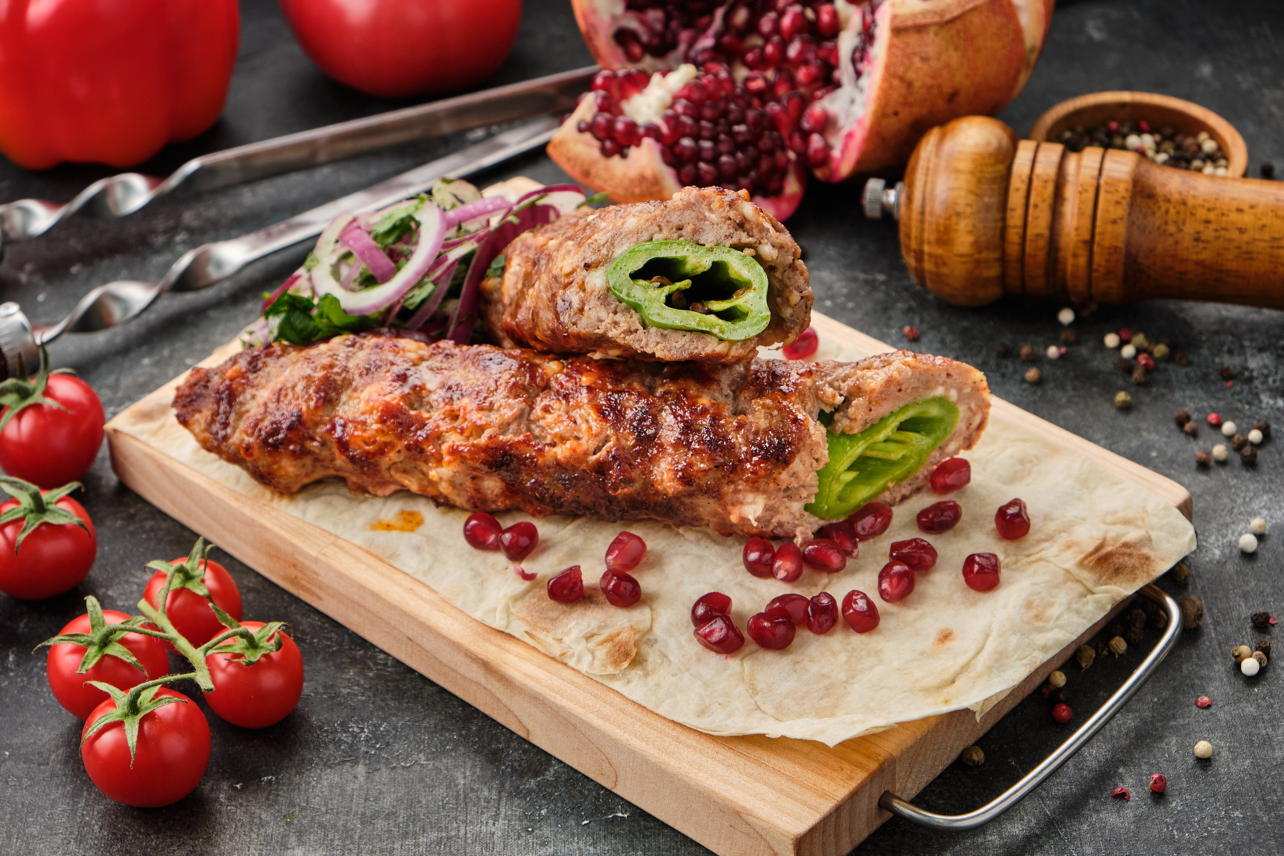 Food Photography of Shashlik and Georgian Cuisine for Delivery | Food Photographer Tbilisi. Commercial Photographer Tbilisi | Food & Product Photography | Vitaly Gorbachev