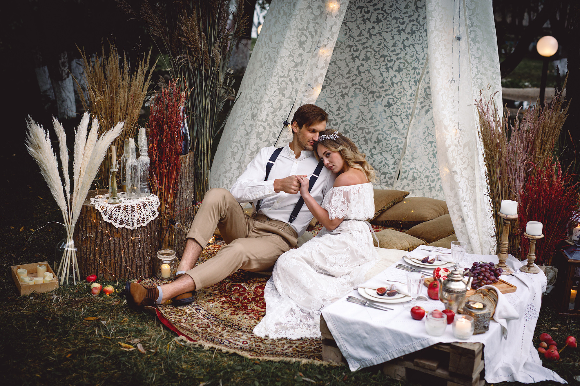 Бохо стиль свадьба свадебный фотограф
