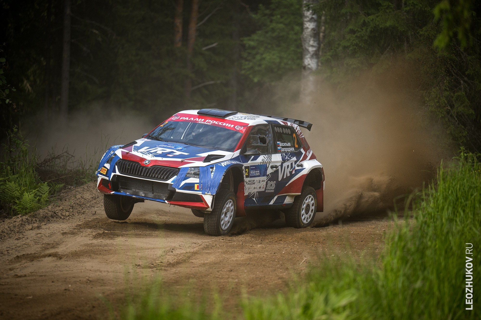 White nights rally 2025. Sports photographer Leonid Zhukov