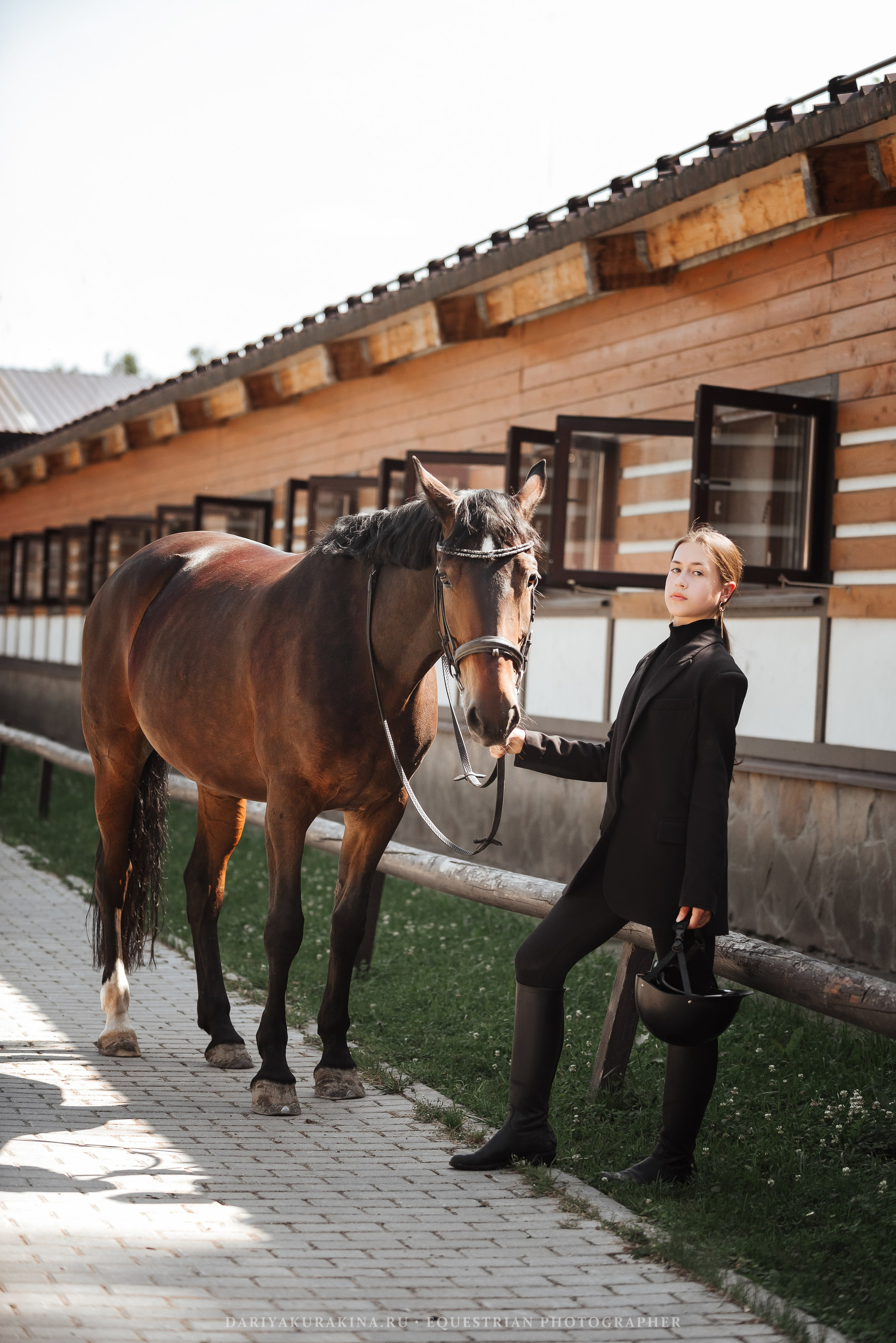 Полина и Заправа. Конный фотограф Куракина Дарья • Фотосессии с лошадьми