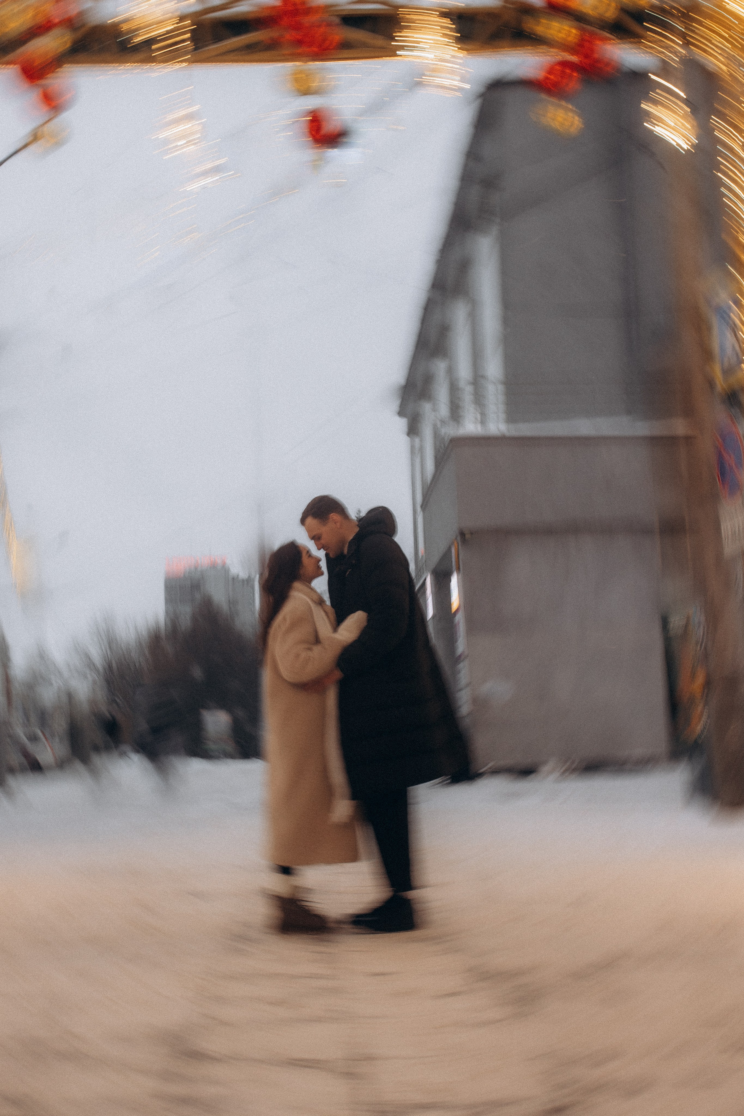 Зимняя история любви. Семейный фотограф lifestyle в Новосибирске Елена Шпилевая