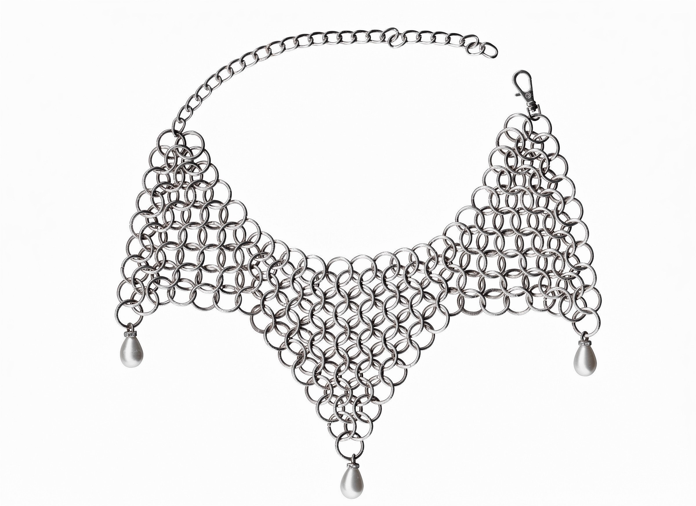 Чокеры из кольчуги. Украшения из кольчуги в Москве Соня Спросонья