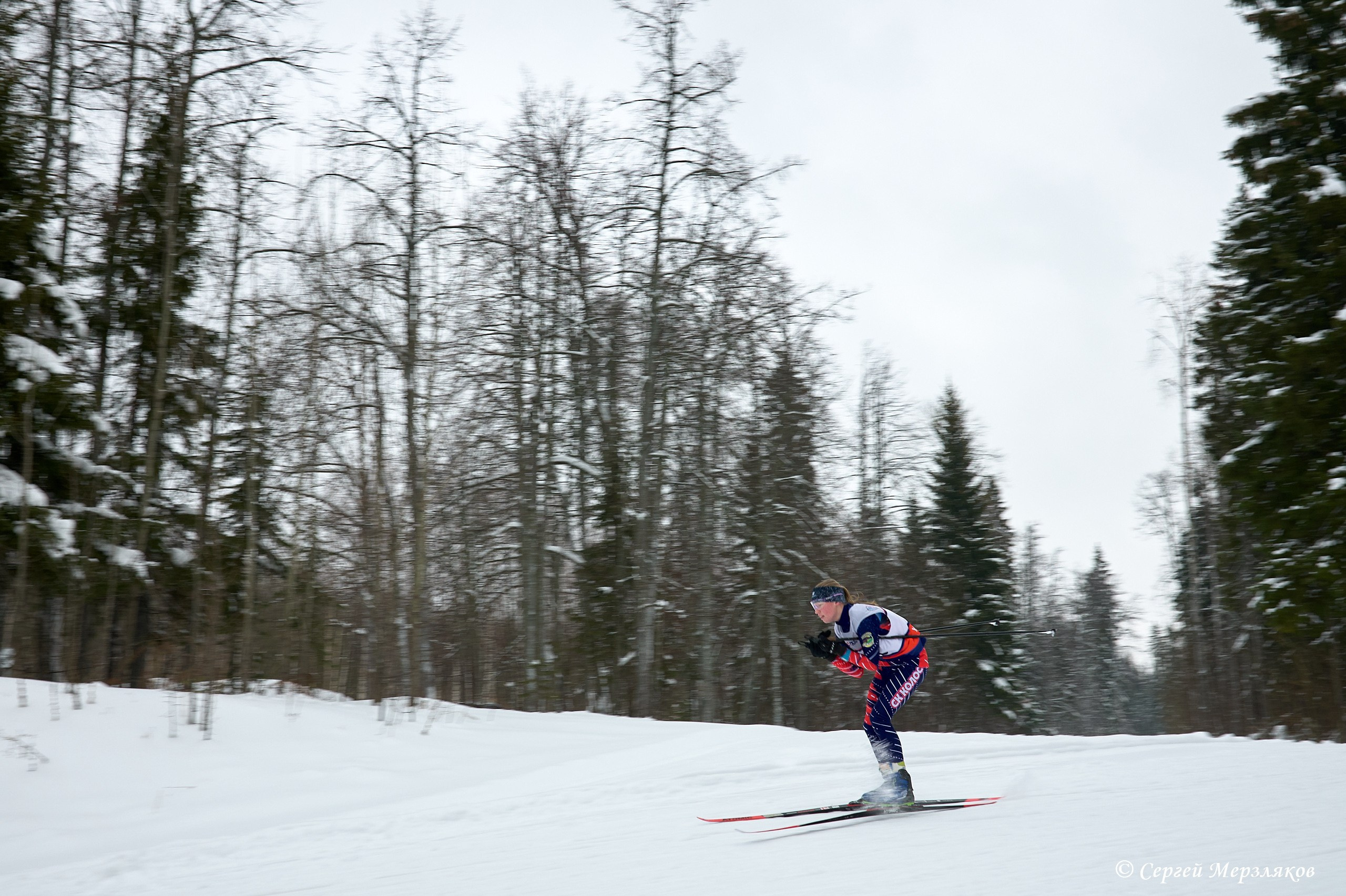 Всероссийские соревнования по лыжным гонкам на призы ЗМС Галины Кулаковой. Спортивный репортажный фотограф в Ижевске Сергей Мерзляков