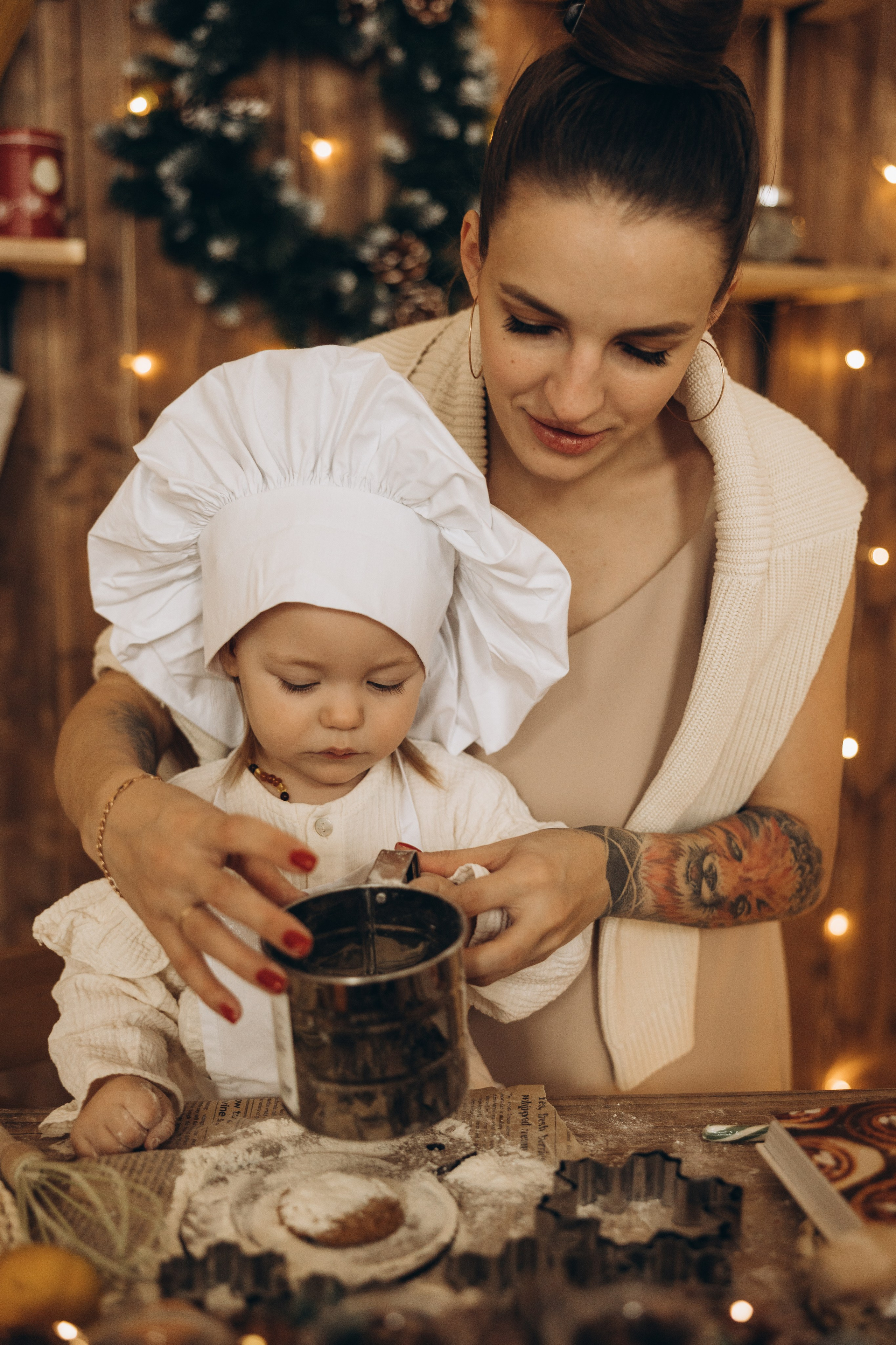 Ольга и Мирослава НГ. Семейный фотограф в Москве Виктория Ястребинская