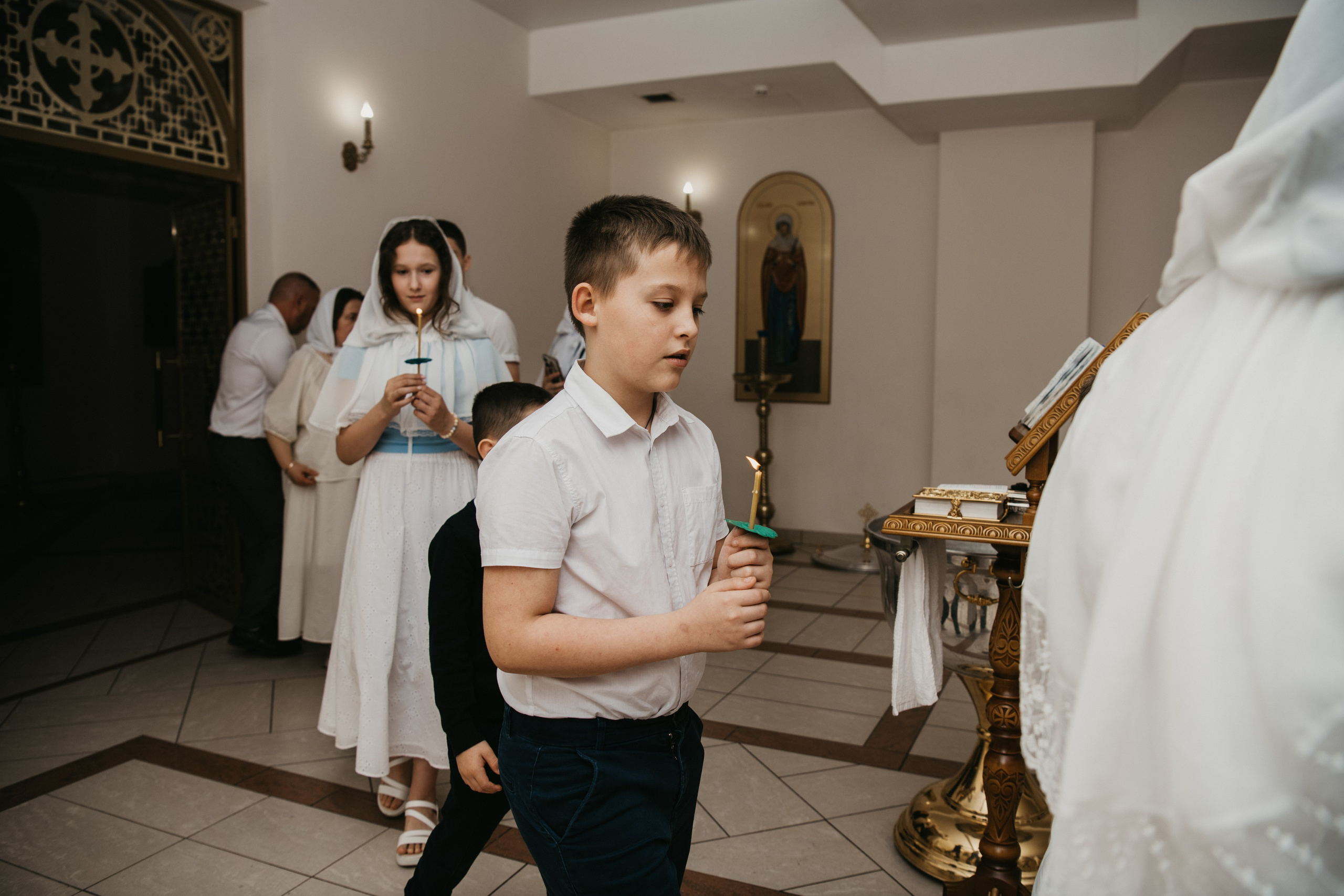 Крещение Евгения. Фотограф на выписку из роддома в Москве и МО