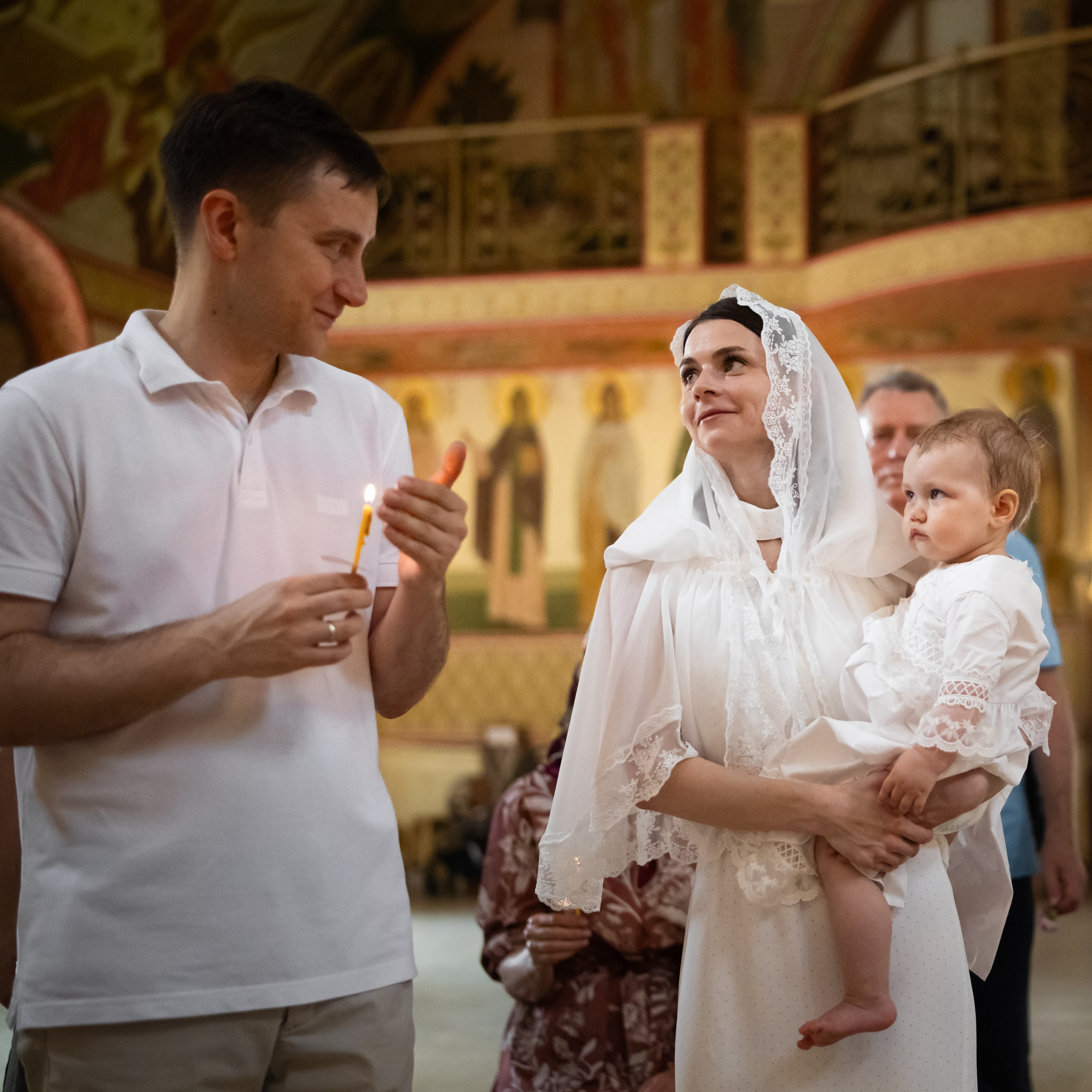 Крещение Евангелины. Уникальный фотограф на крещение и венчание. Москва