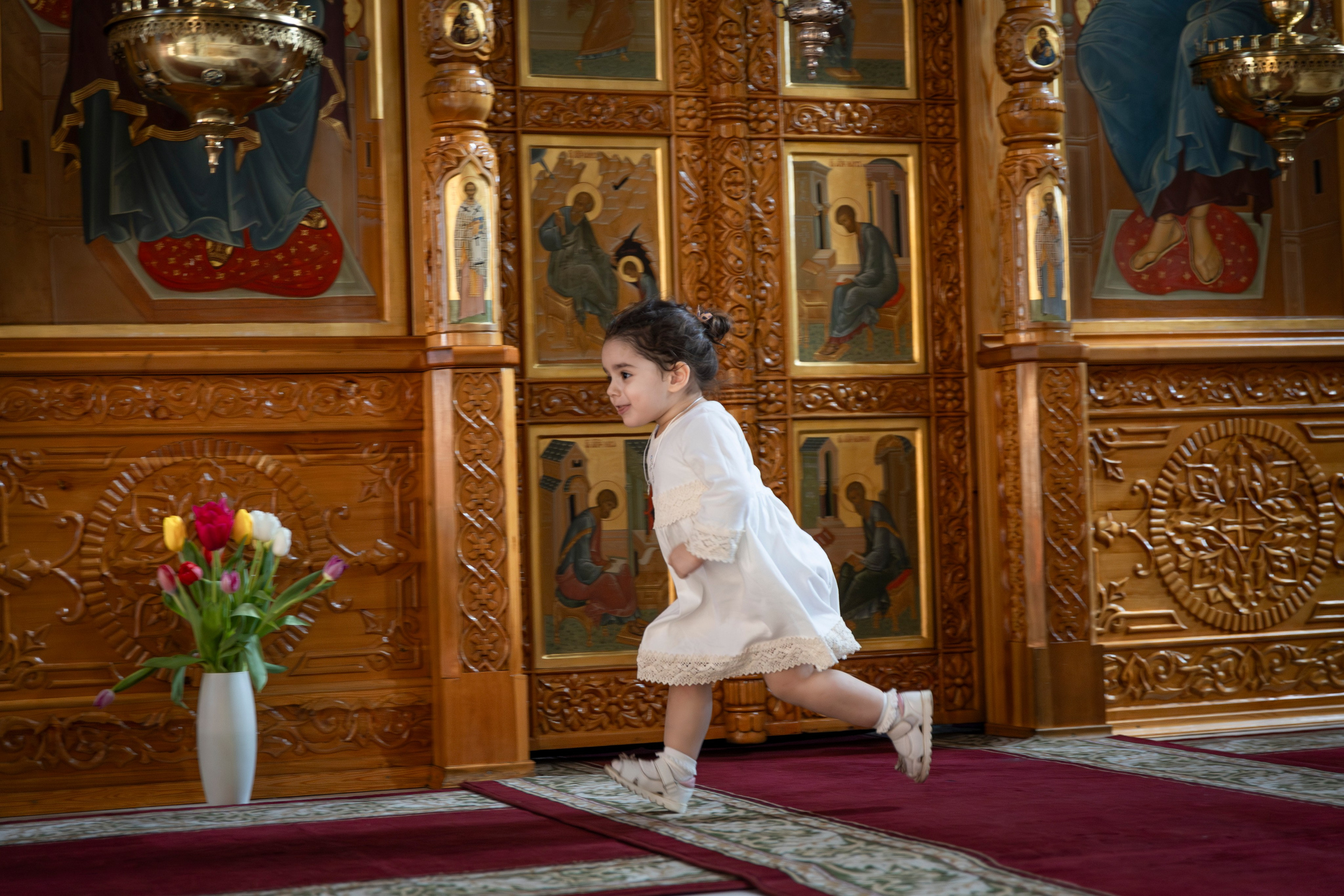 Крещение Эмилии. ТОП Фотограф на Крещение и Венчание Железногорск Алексей Мещеряков