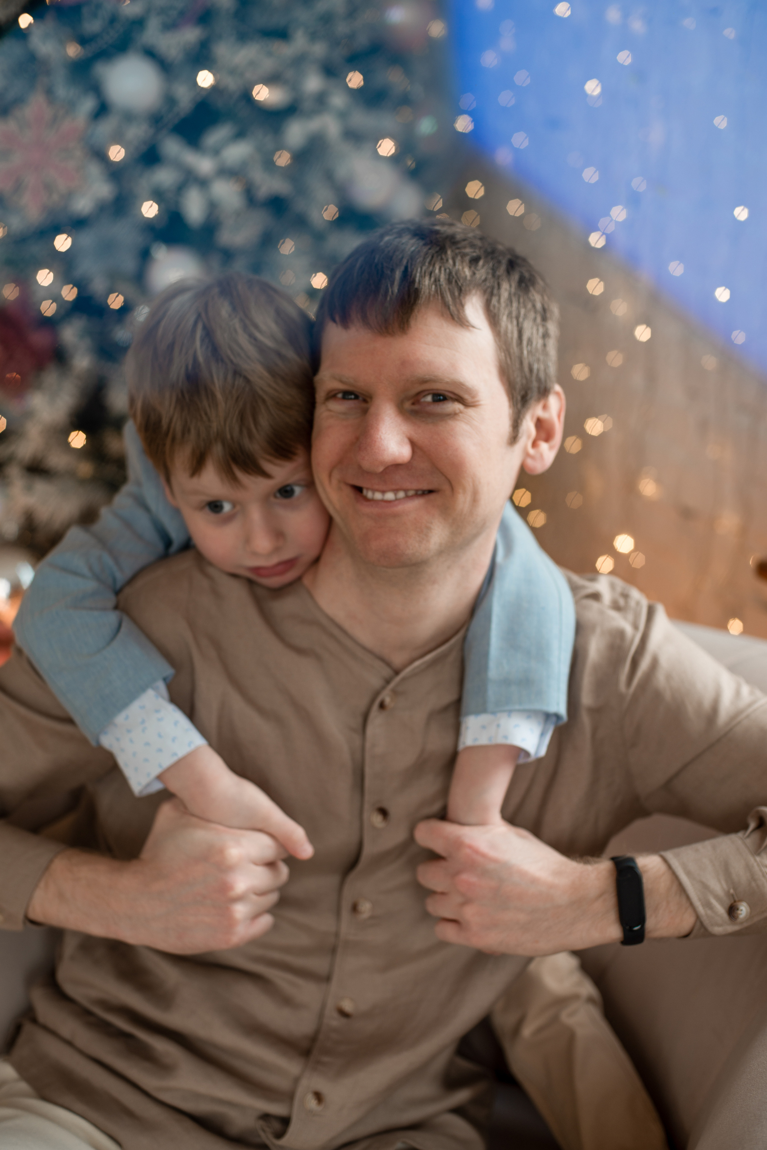 Новогодняя фотосессия семьи Натальи и Дмитрия. Семейный и свадебный фотограф в Москве и Подмосковье Еремина Александр