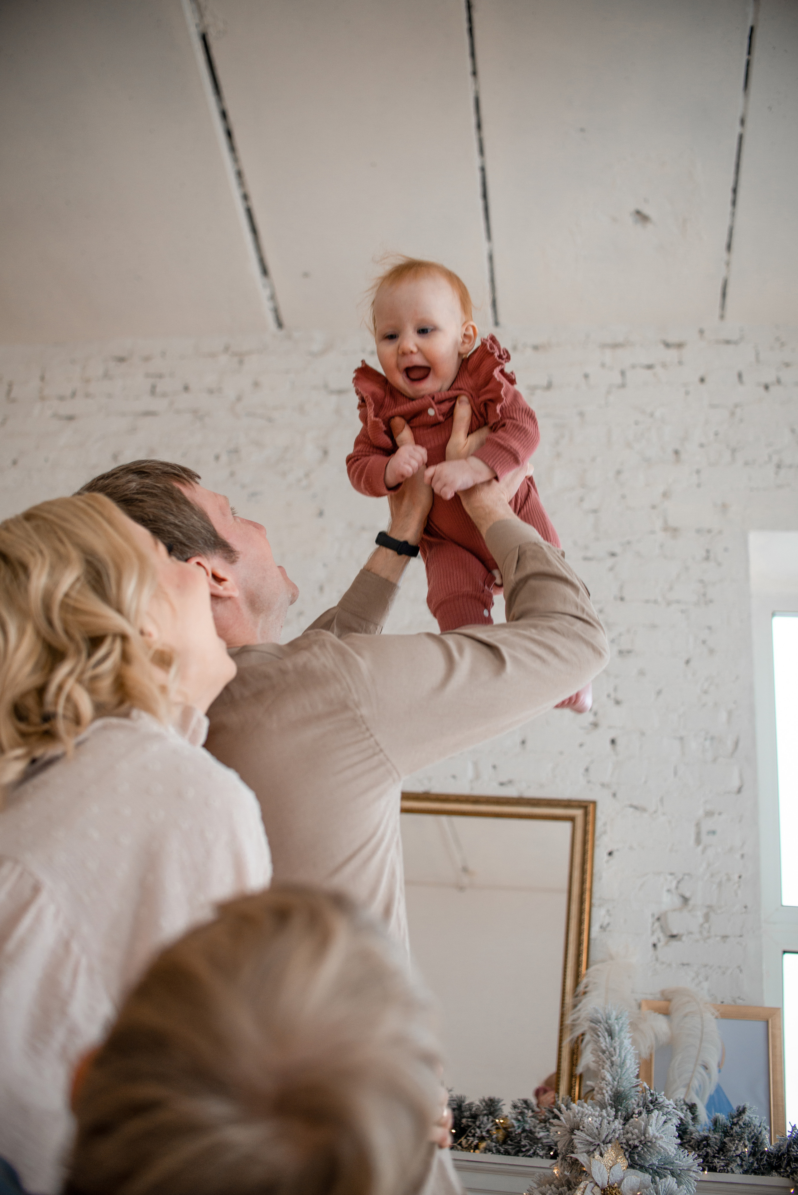 Новогодняя фотосессия семьи Натальи и Дмитрия. Семейный и свадебный фотограф в Москве и Подмосковье Еремина Александр