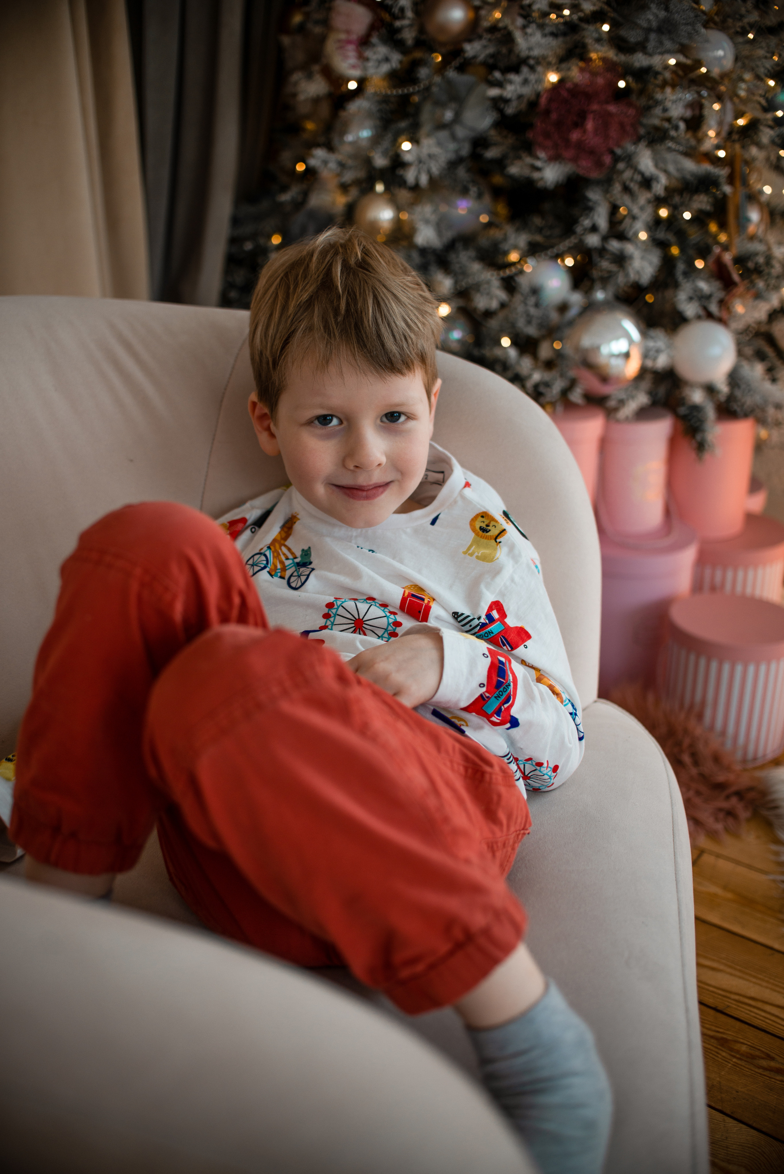 Новогодняя фотосессия семьи Натальи и Дмитрия. Семейный и свадебный фотограф в Москве и Подмосковье Еремина Александр