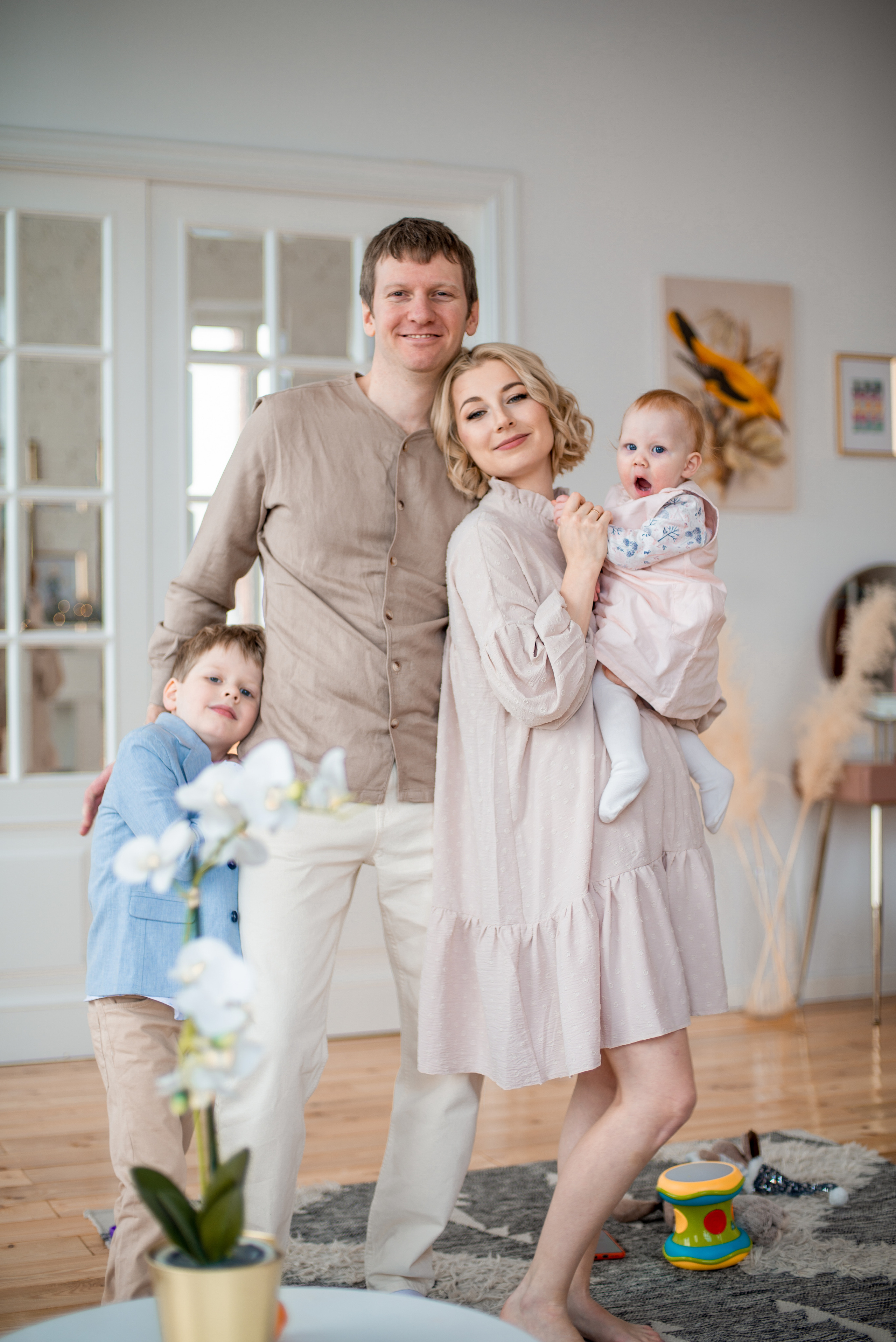 Новогодняя фотосессия семьи Натальи и Дмитрия. Семейный и свадебный фотограф в Москве и Подмосковье Еремина Александр