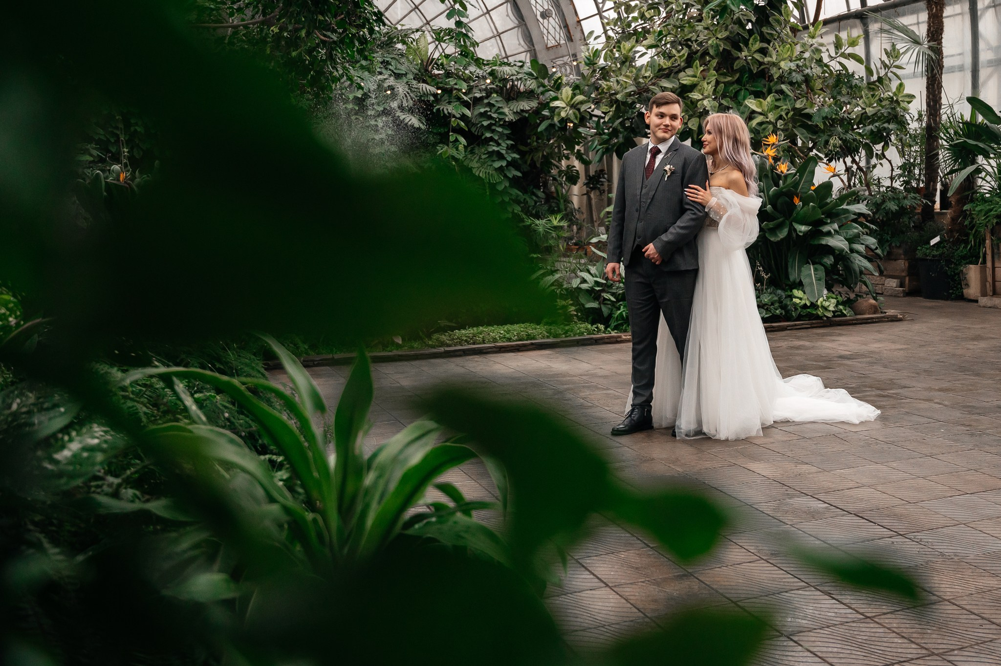 Оранжерея Таврического сада. Свадебный и семейный фотограф из Санкт-Петербурга Климов Анатолий