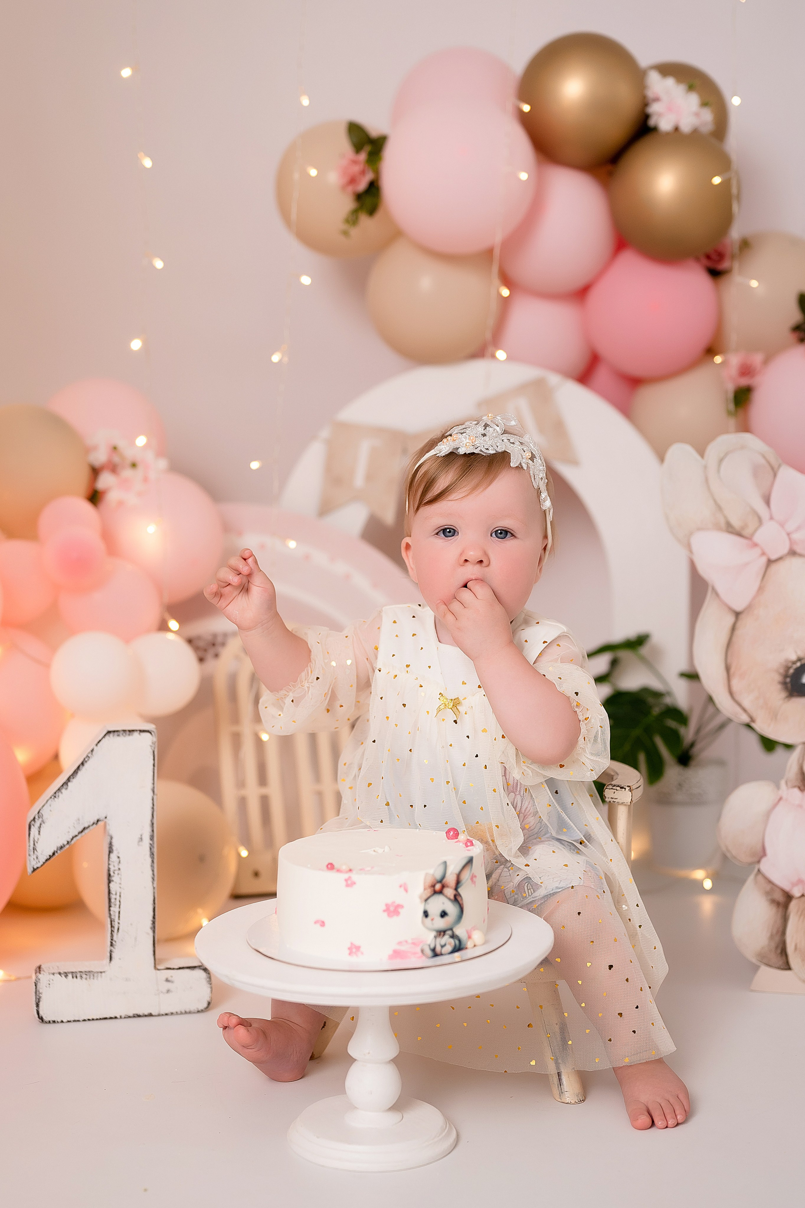 Машеньке Годик. Детский и семейный фотограф в Красноярске. Фотосессии новорожденных малышей до 1 месяца