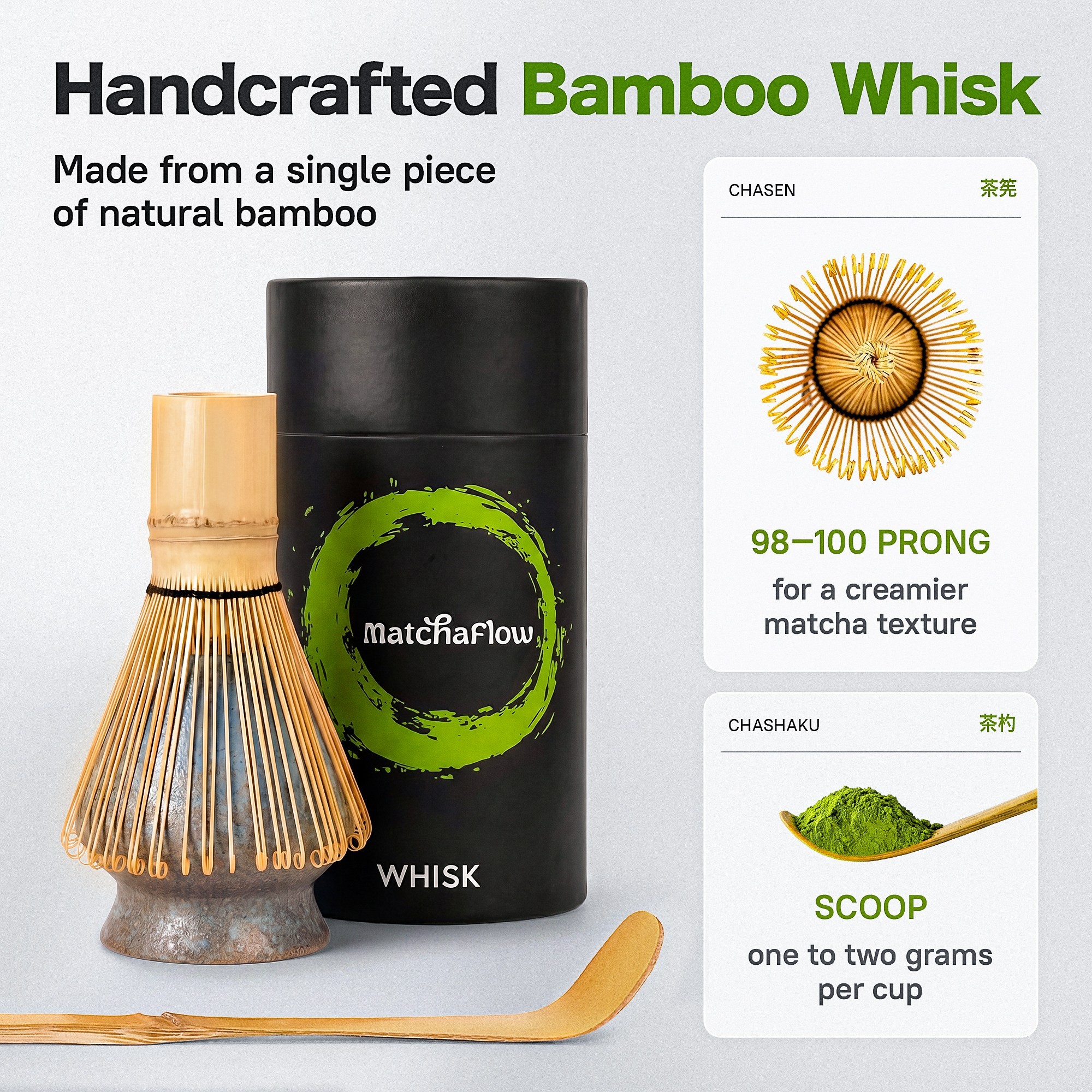 Matcha set. Дизайн карточек товара для Wildberries, Ozon, Amazon